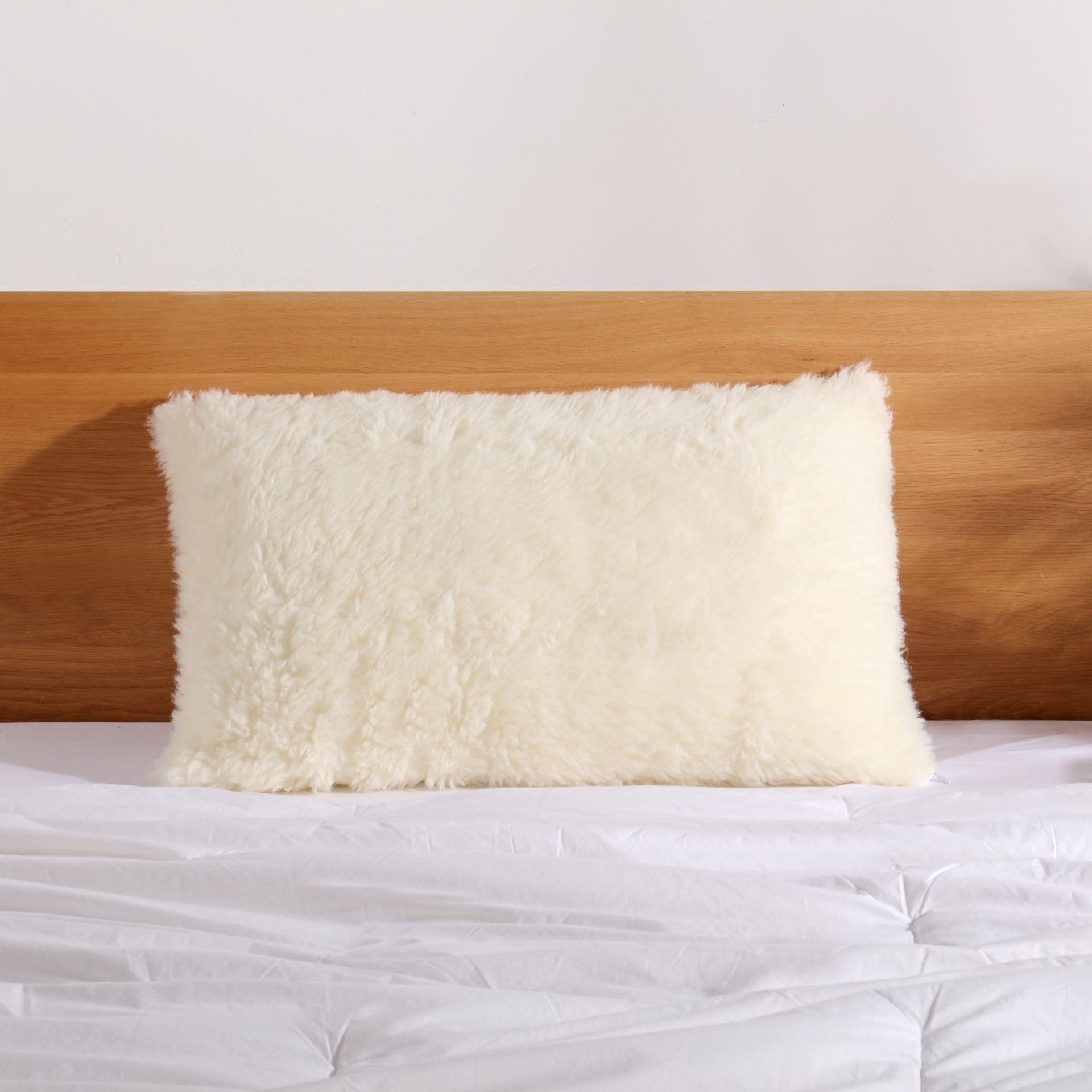 Dreamaker Wool Pillow Protector Natural Standard 48X73Cm