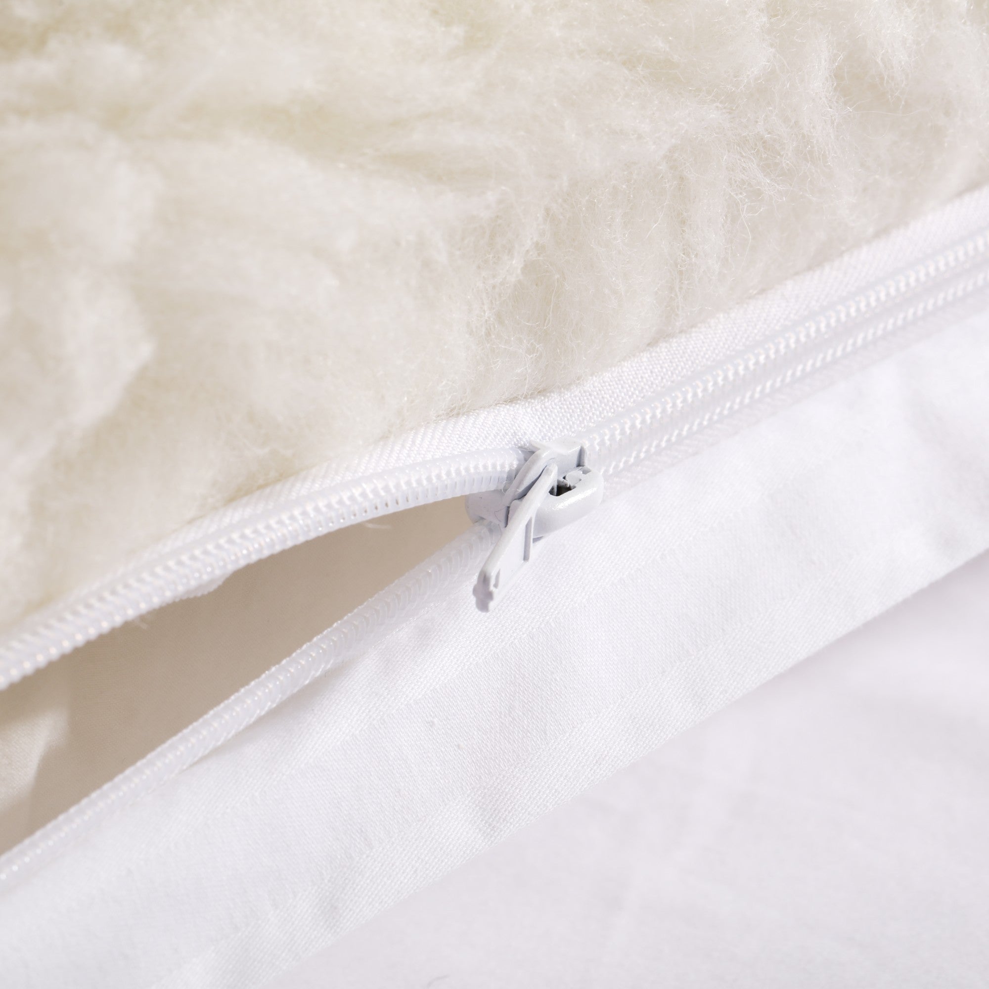 Dreamaker Wool Pillow Protector Natural European 65X65Cm