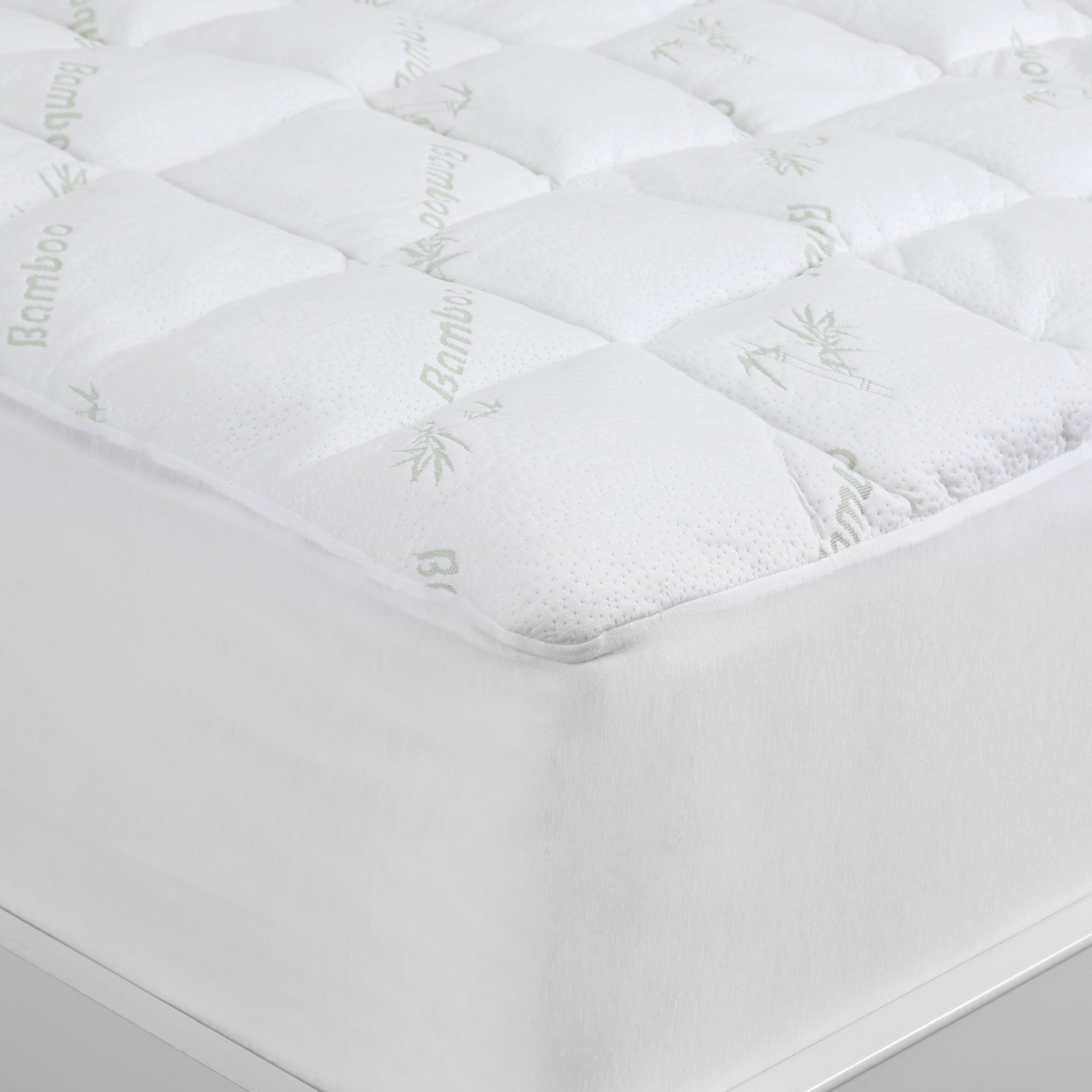 Dreamaker 1000Gsm Bamboo Covered Ball Fibre Mattress Topper Cot Boori