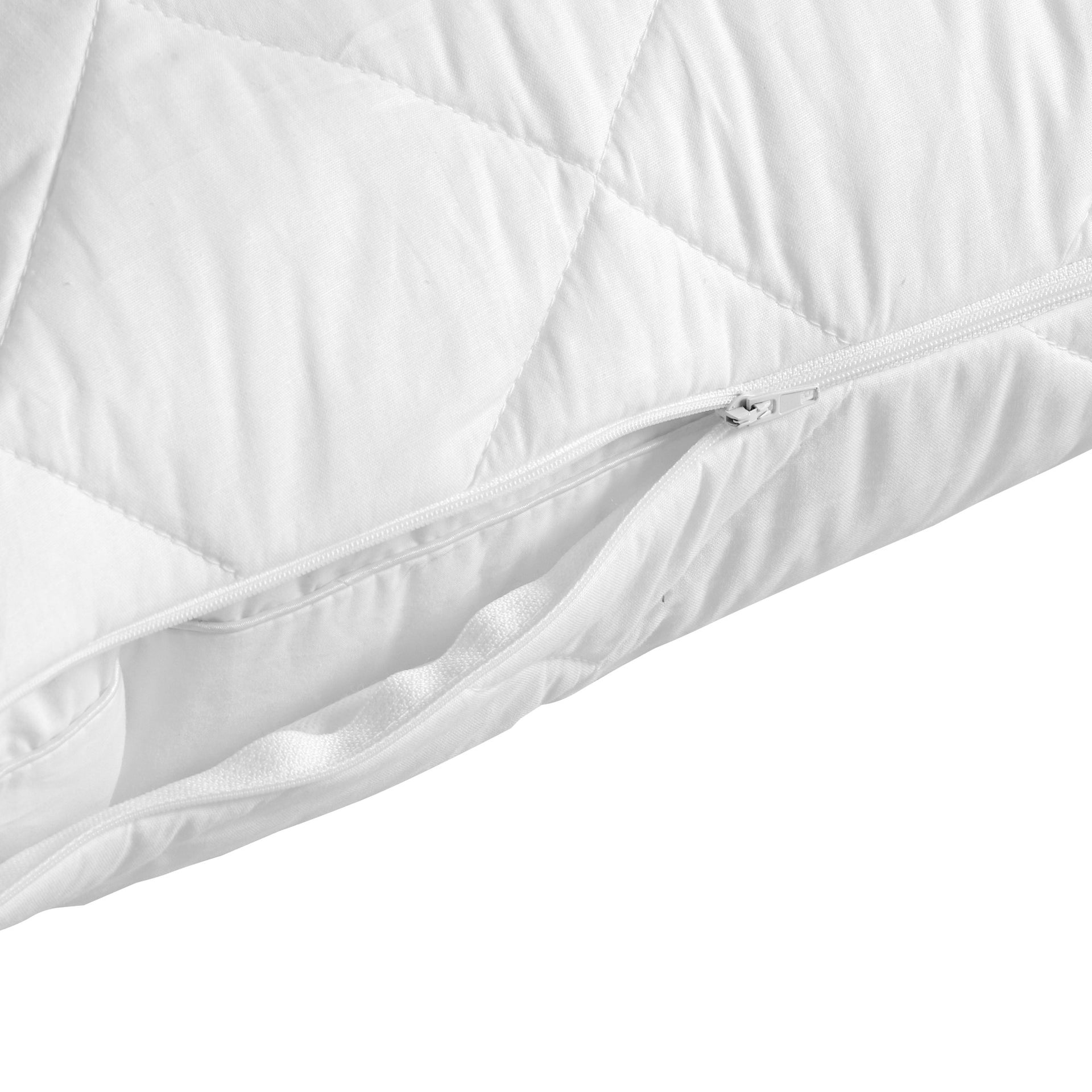 Dreamaker Cotton Cover Quilted Pillow Protector   Pillow Size