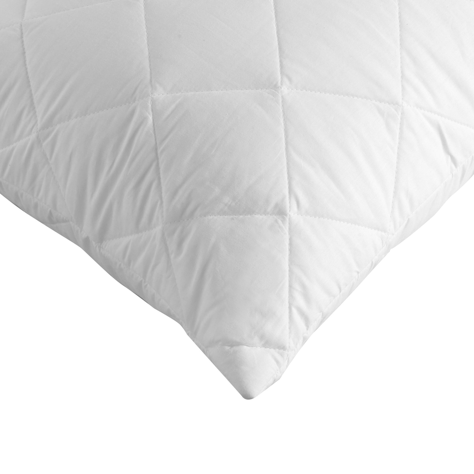 Dreamaker Cotton Cover Quilted Pillow Protector   Pillow Size