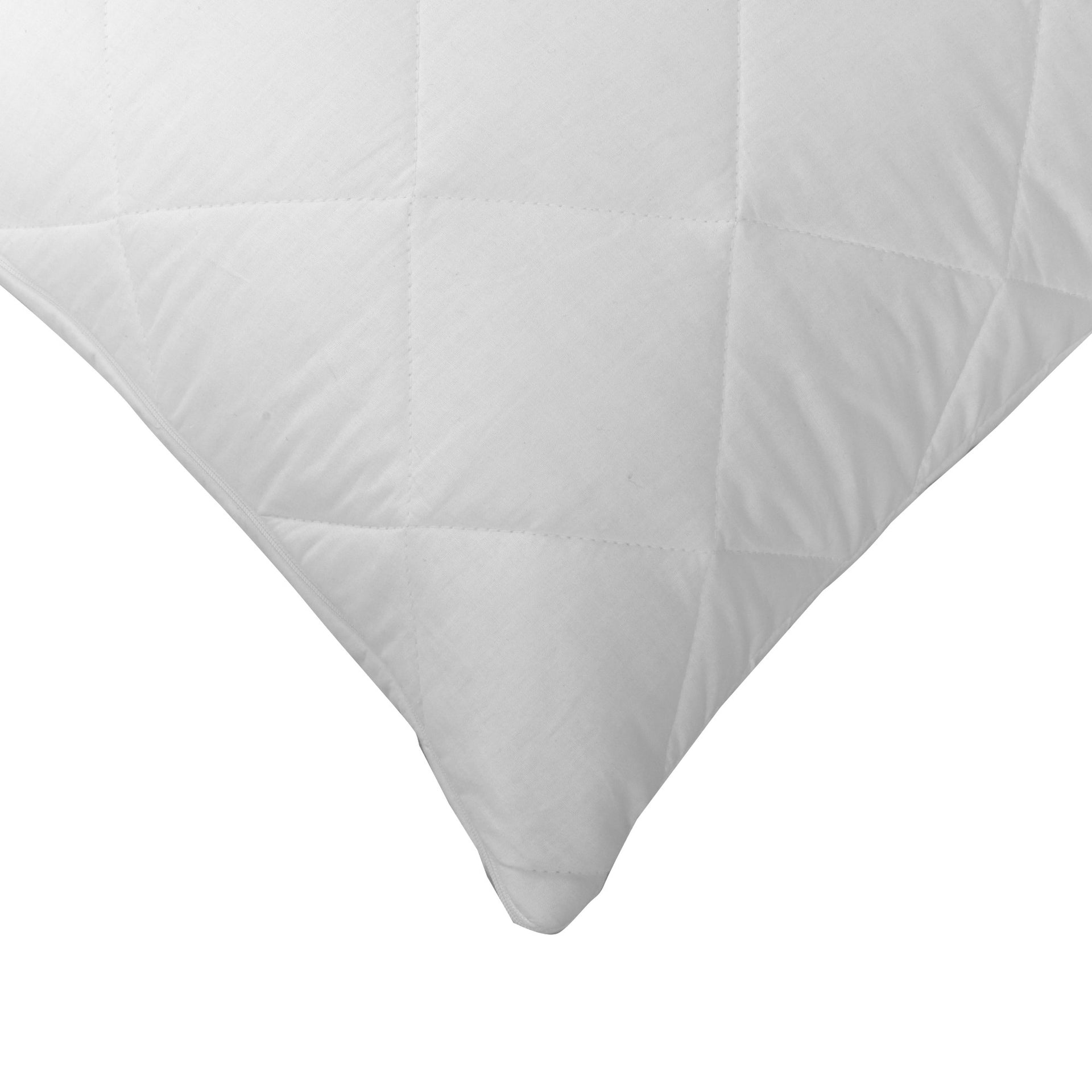 Dreamaker Cotton Cover Quilted Pillow Protector  Euro