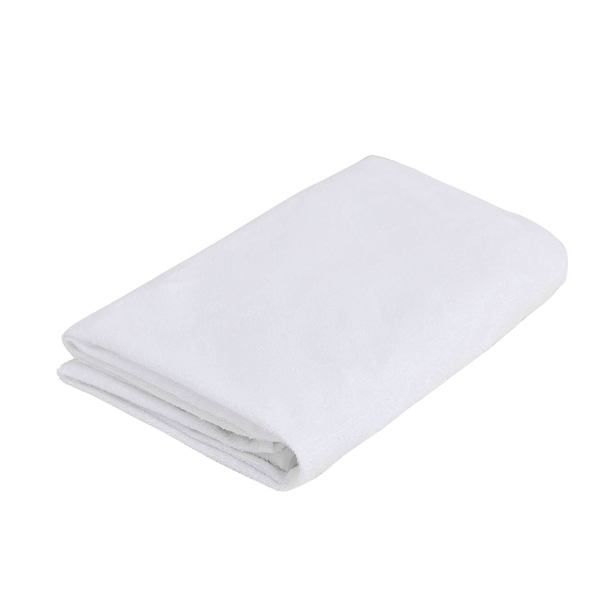 Dreamaker Bamboo Terry Baby Cot Waterproof Mattress Protector White Standard