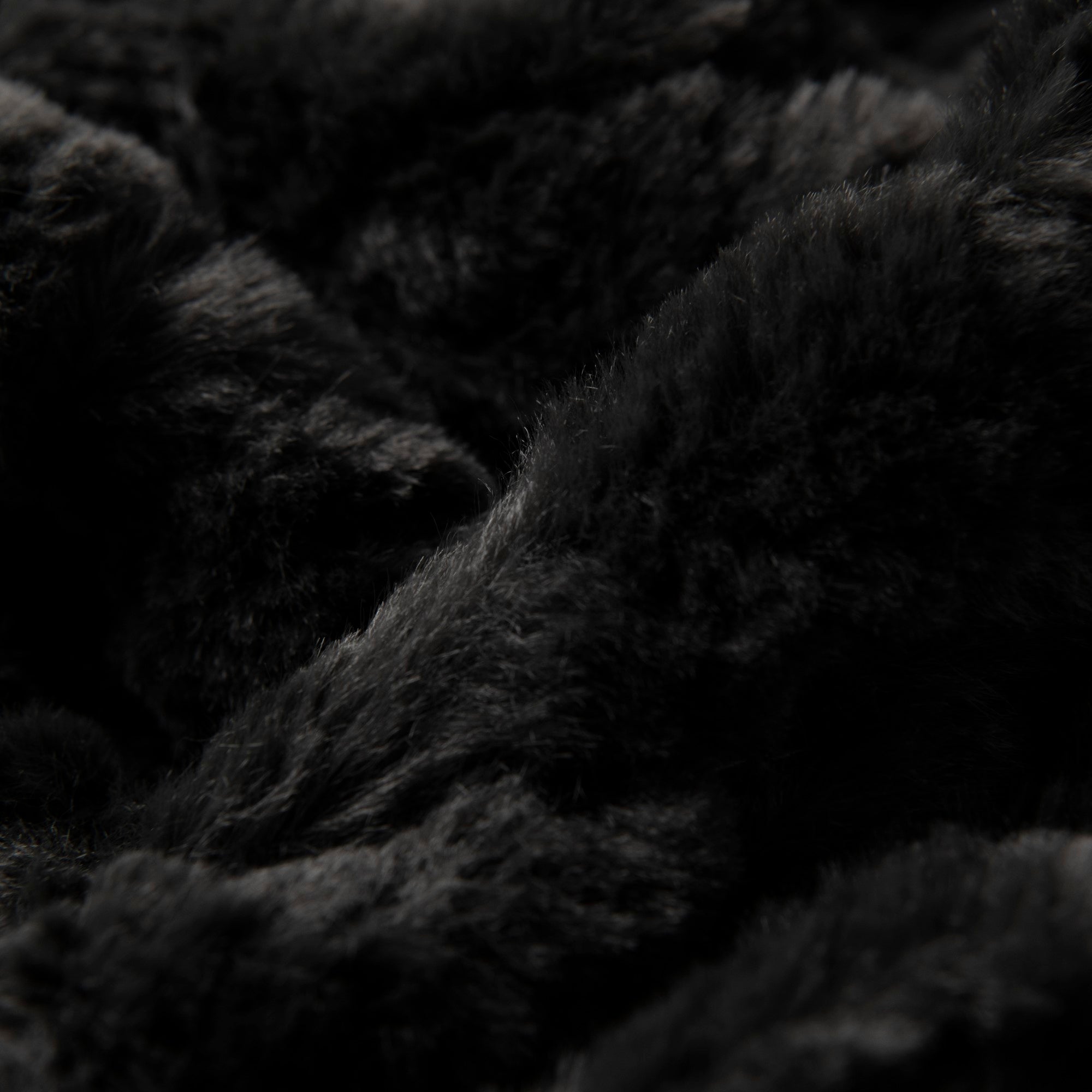 Dreamaker Felix 500Gsm Faux Fur Heated Throw Charcoal 130X160Cm