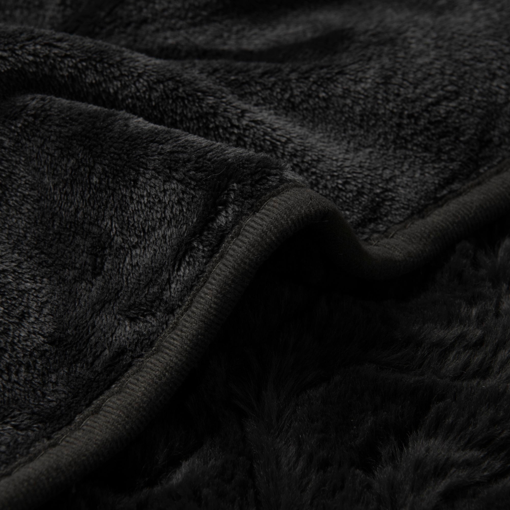 Dreamaker Felix 500Gsm Faux Fur Heated Throw Charcoal 130X160Cm