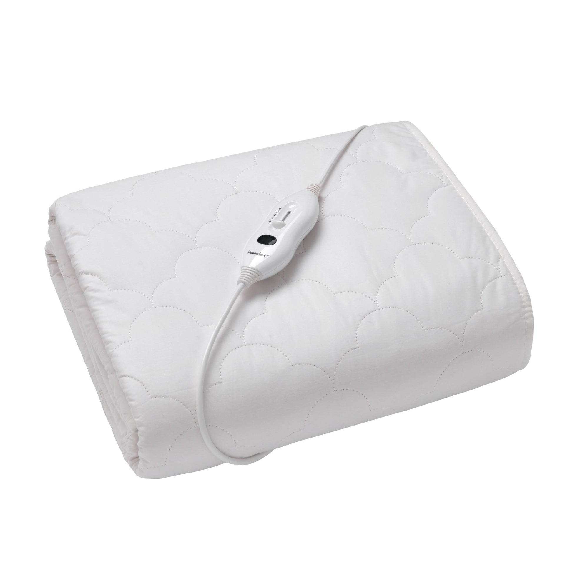 Dreamaker 100% Cotton Quilt Electric Blanket White