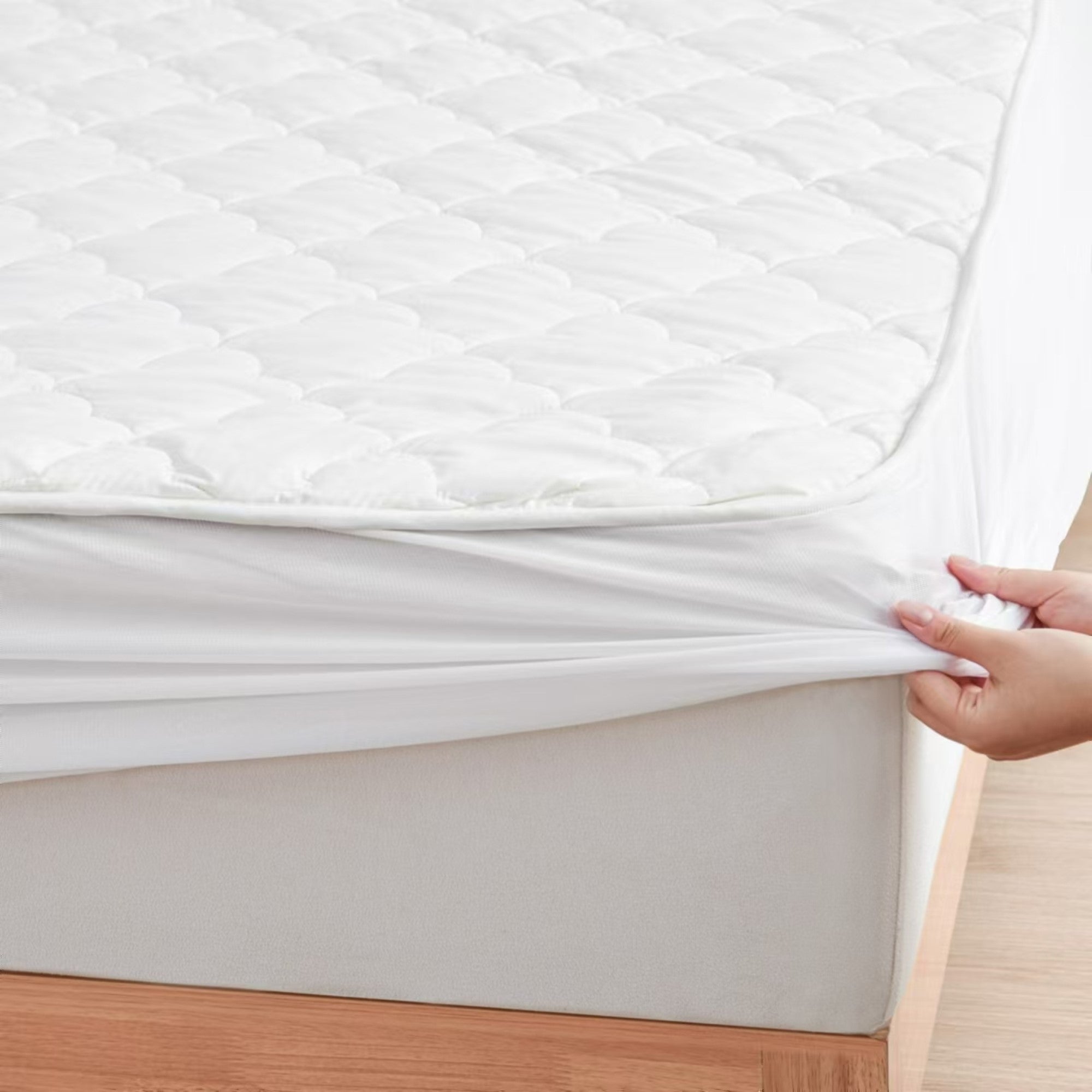 Dreamaker 100% Cotton Quilt Electric Blanket White