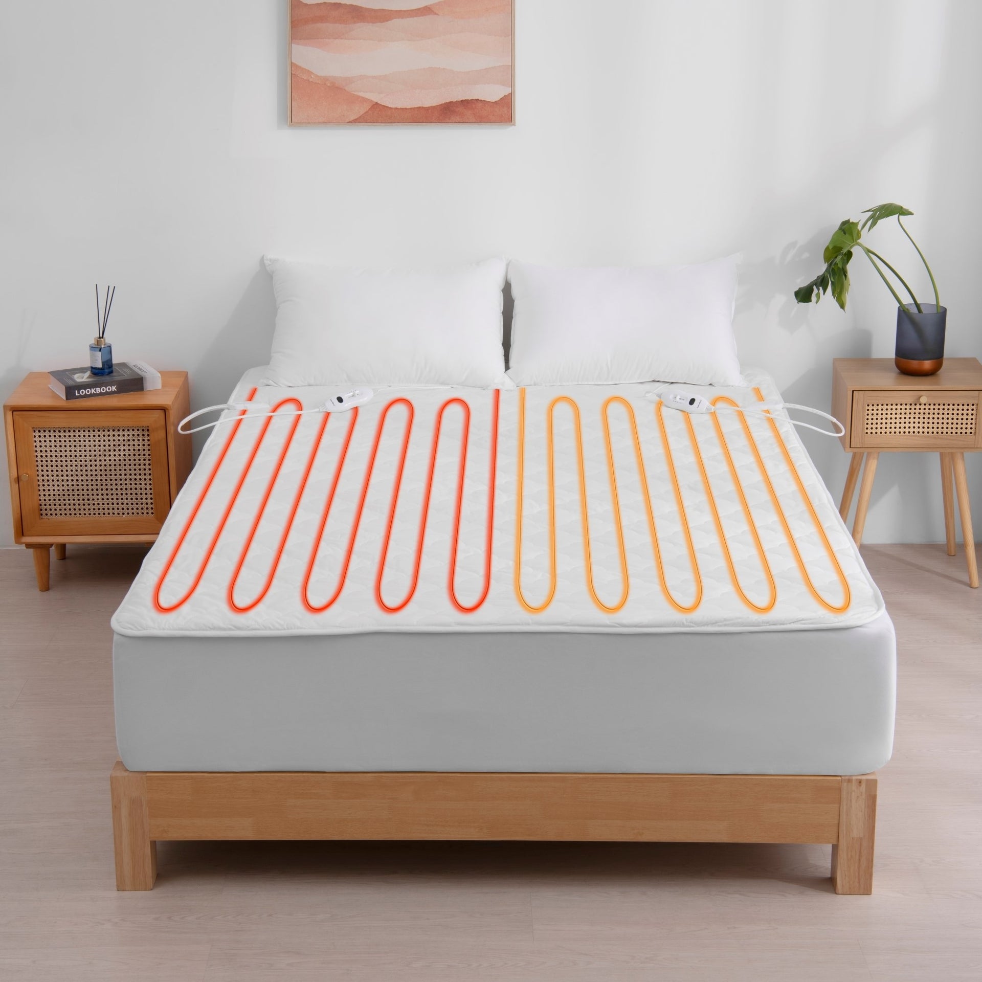 Dreamaker 100% Cotton Quilt Electric Blanket White