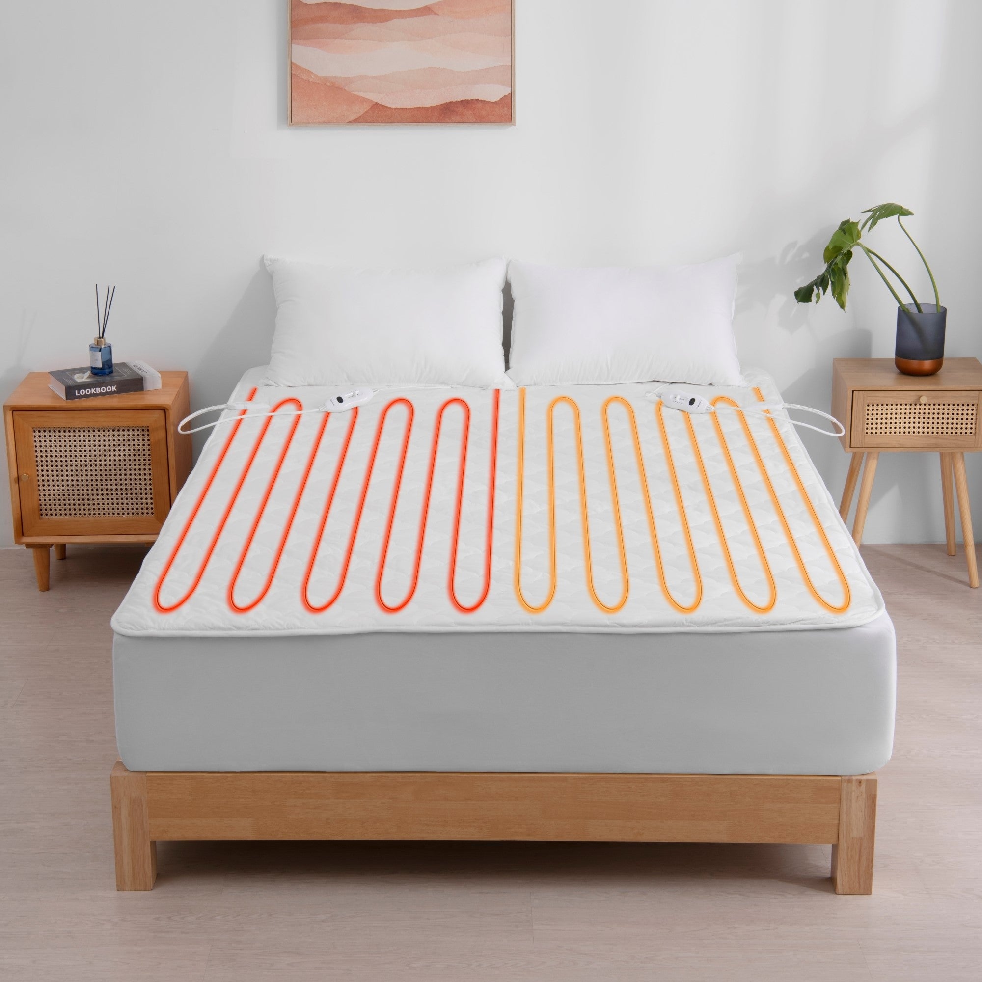 Dreamaker 100% Cotton Quilt Electric Blanket White