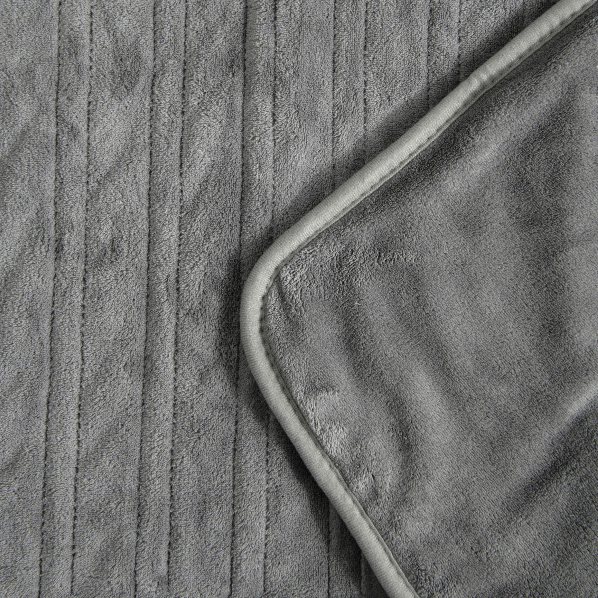 Dreamaker Ston Coral Fleece Heated Throw Silver 180X200Cm