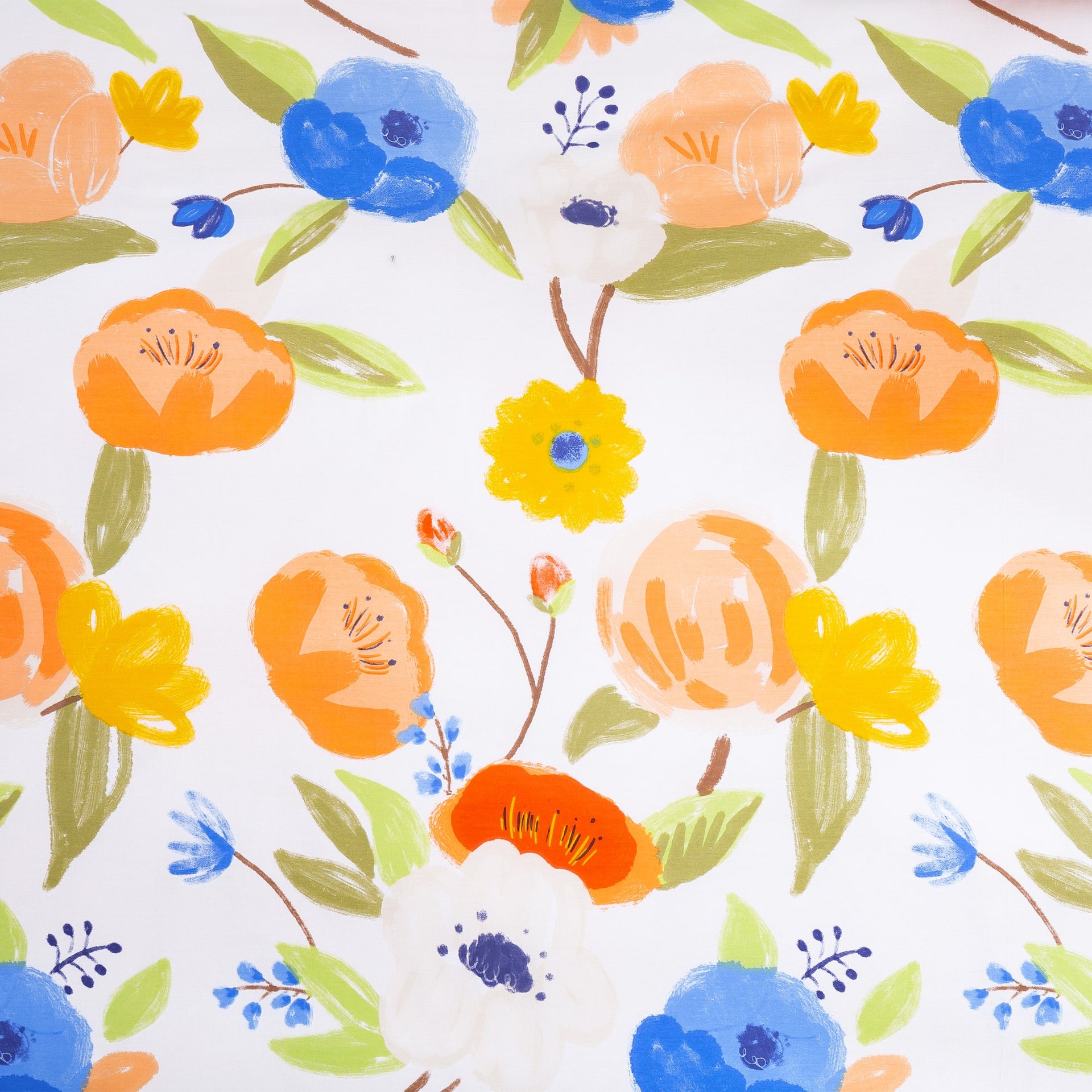 Dreamaker Lily Orangecotton Quilt Cover Set