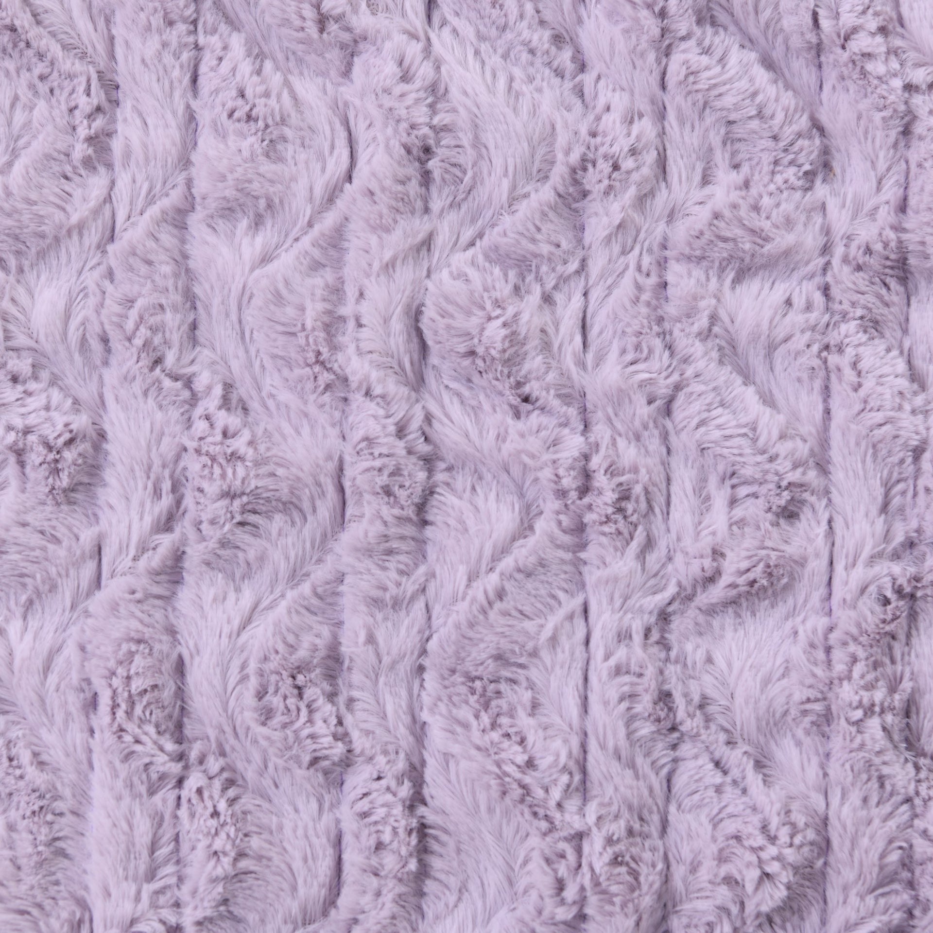 Dreamaker Felix 500Gsm Faux Fur Heated Throw Extra Large Lavender 180X200Cm