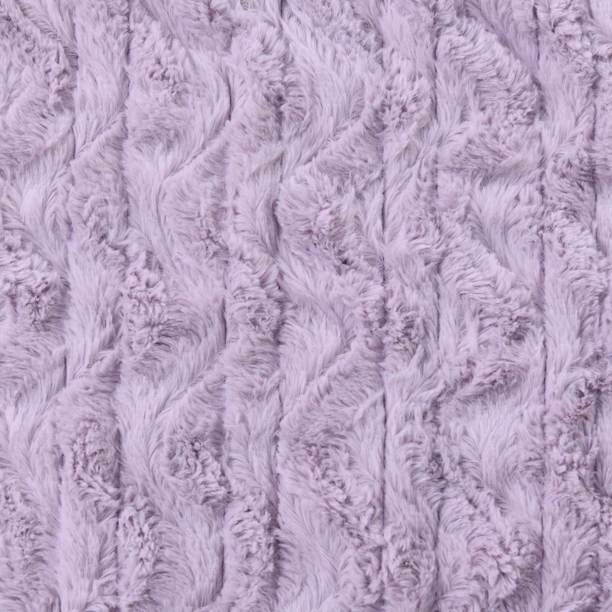 Dreamaker Felix 500Gsm Faux Fur Heated Throw Extra Large Lavender 180X200Cm