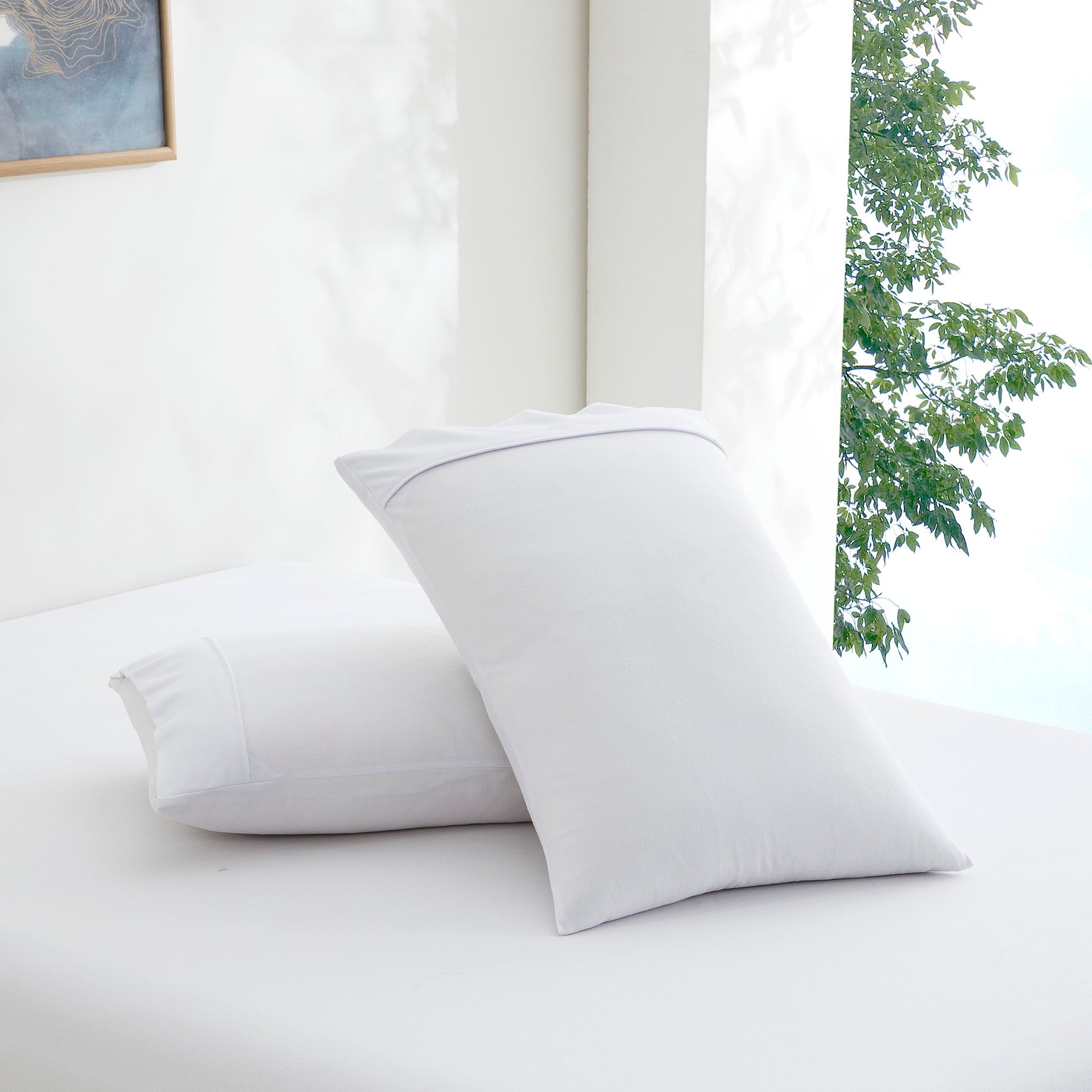 Dreamaker Micro Flannel Sheet Set White