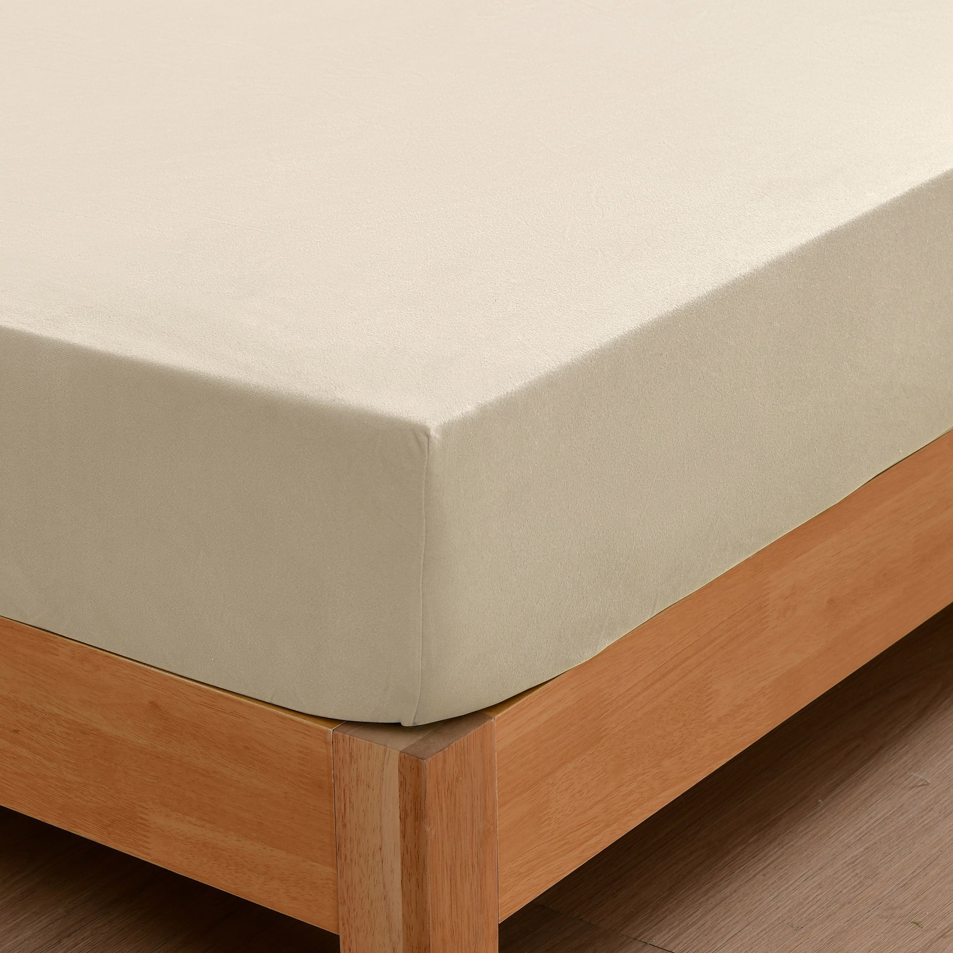 Dreamaker Micro Flannel Sheet Set Stone