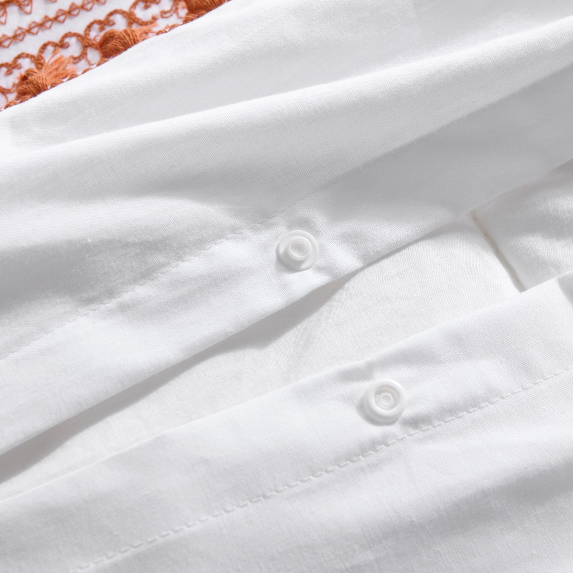 Dreamaker Libertycotton Quilt Cover Set Rust