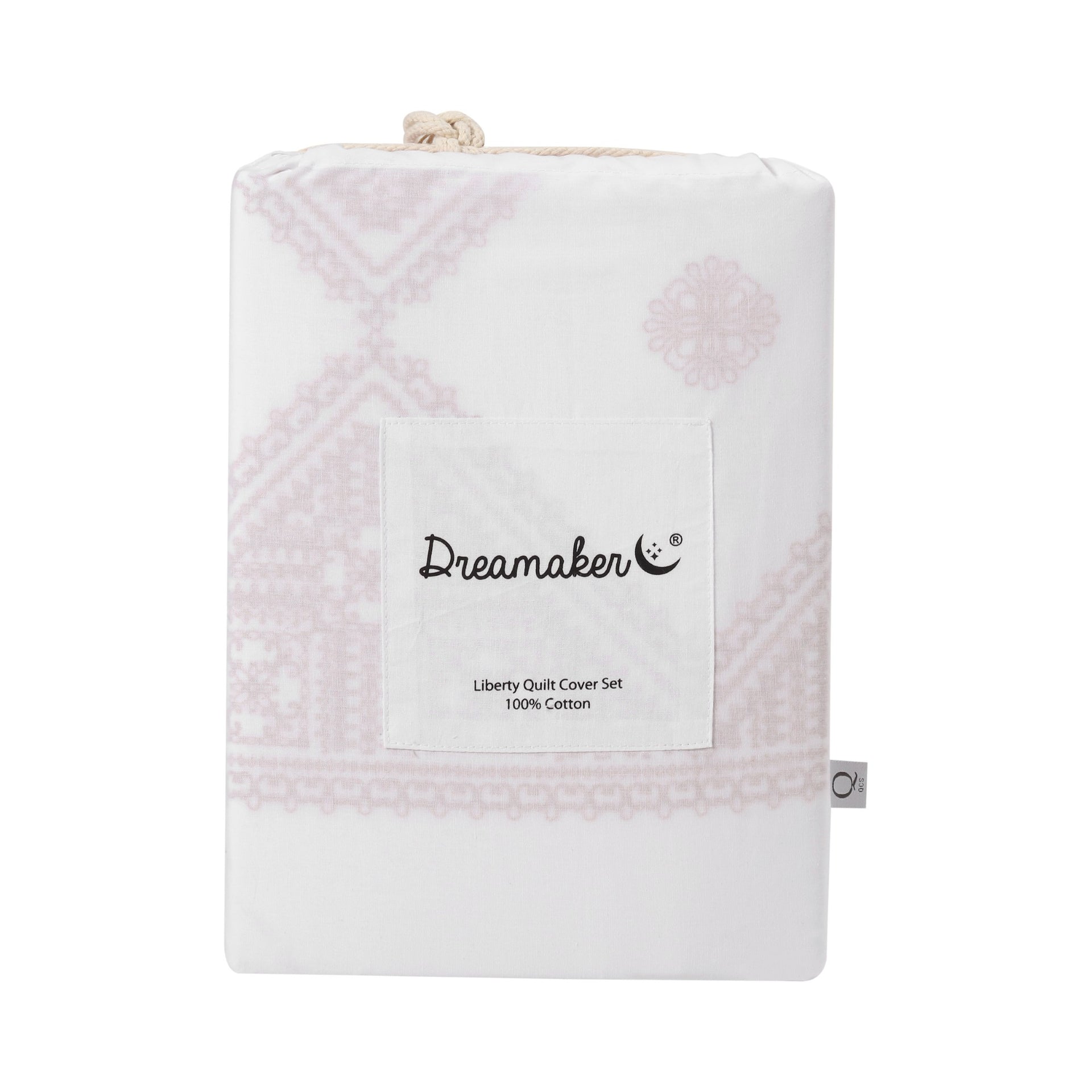Dreamaker Libertycotton Quilt Cover Set Rust
