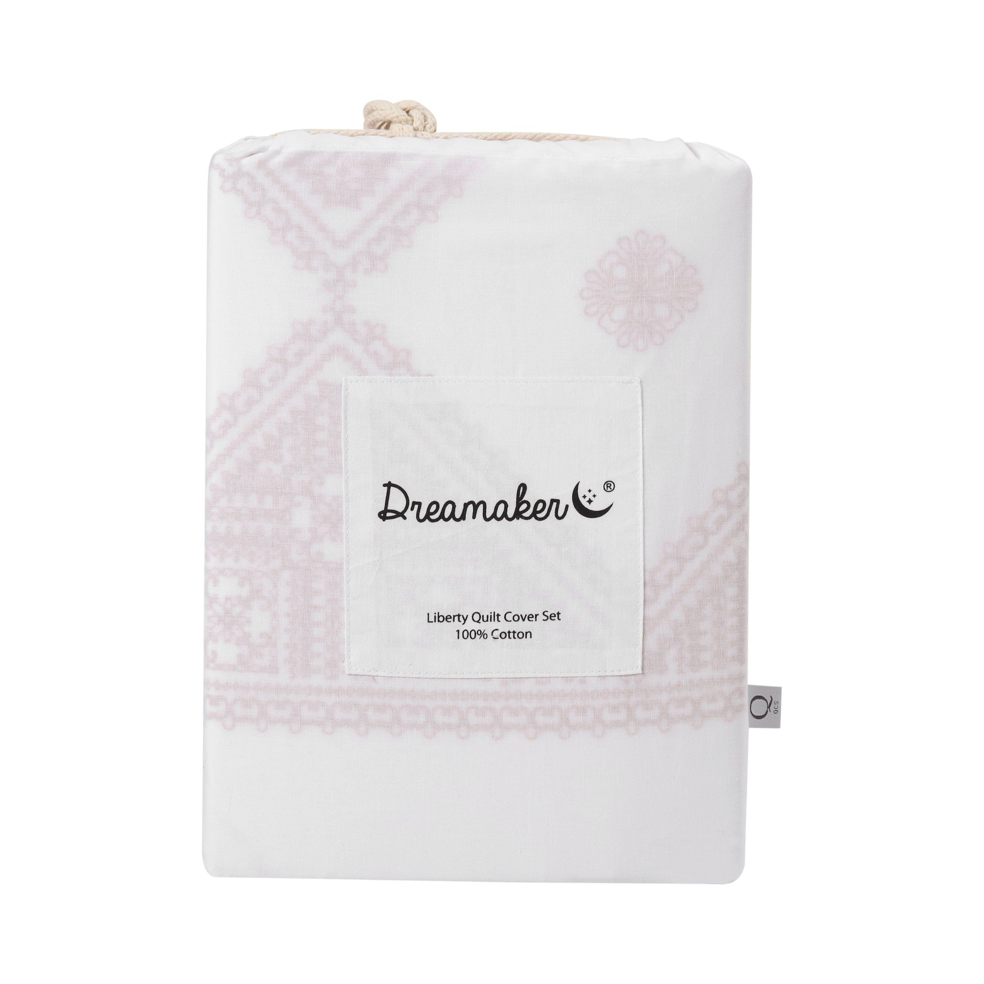 Dreamaker Libertycotton Quilt Cover Set Rust
