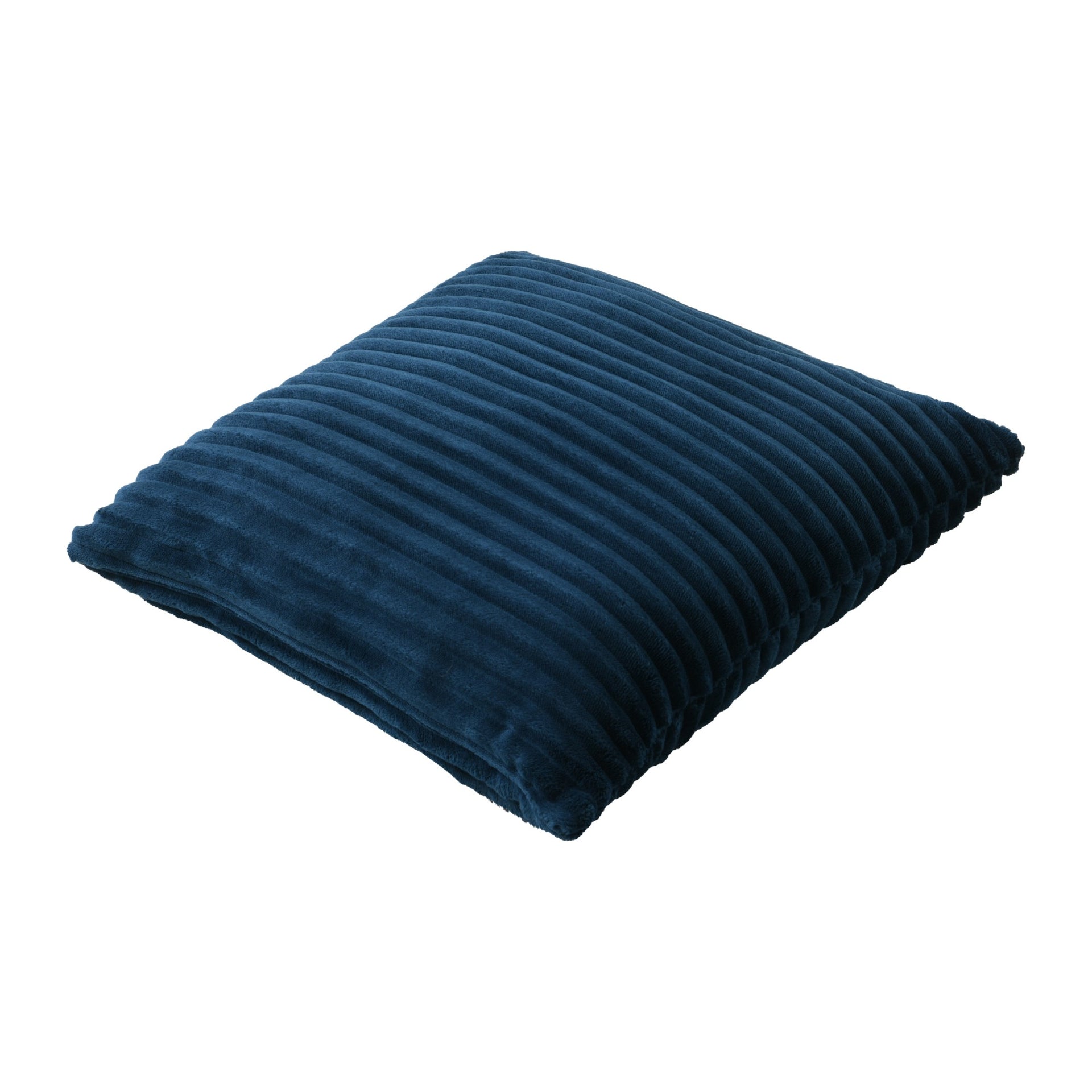 Dreamaker Embossed Fleece Cushion Teal 45X45Cm