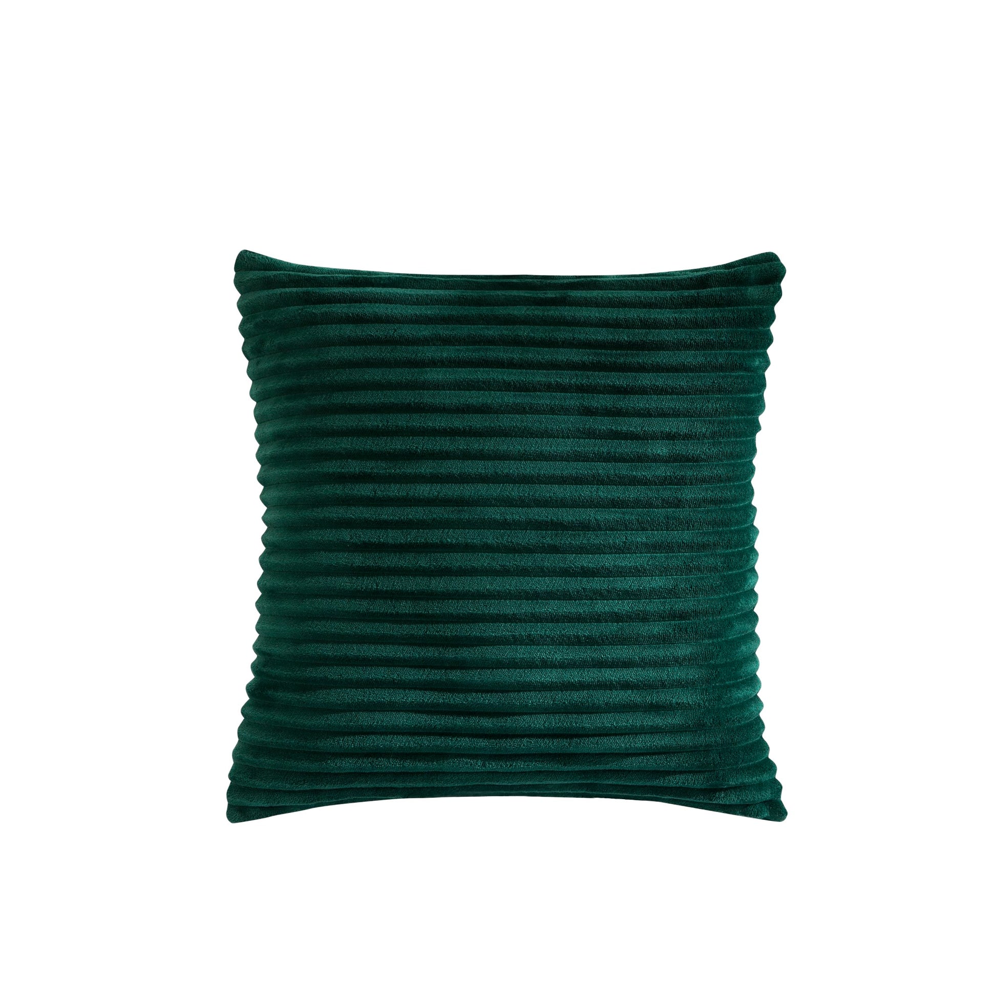 Dreamaker Embossed Fleece Cushion Emerald 45X45Cm