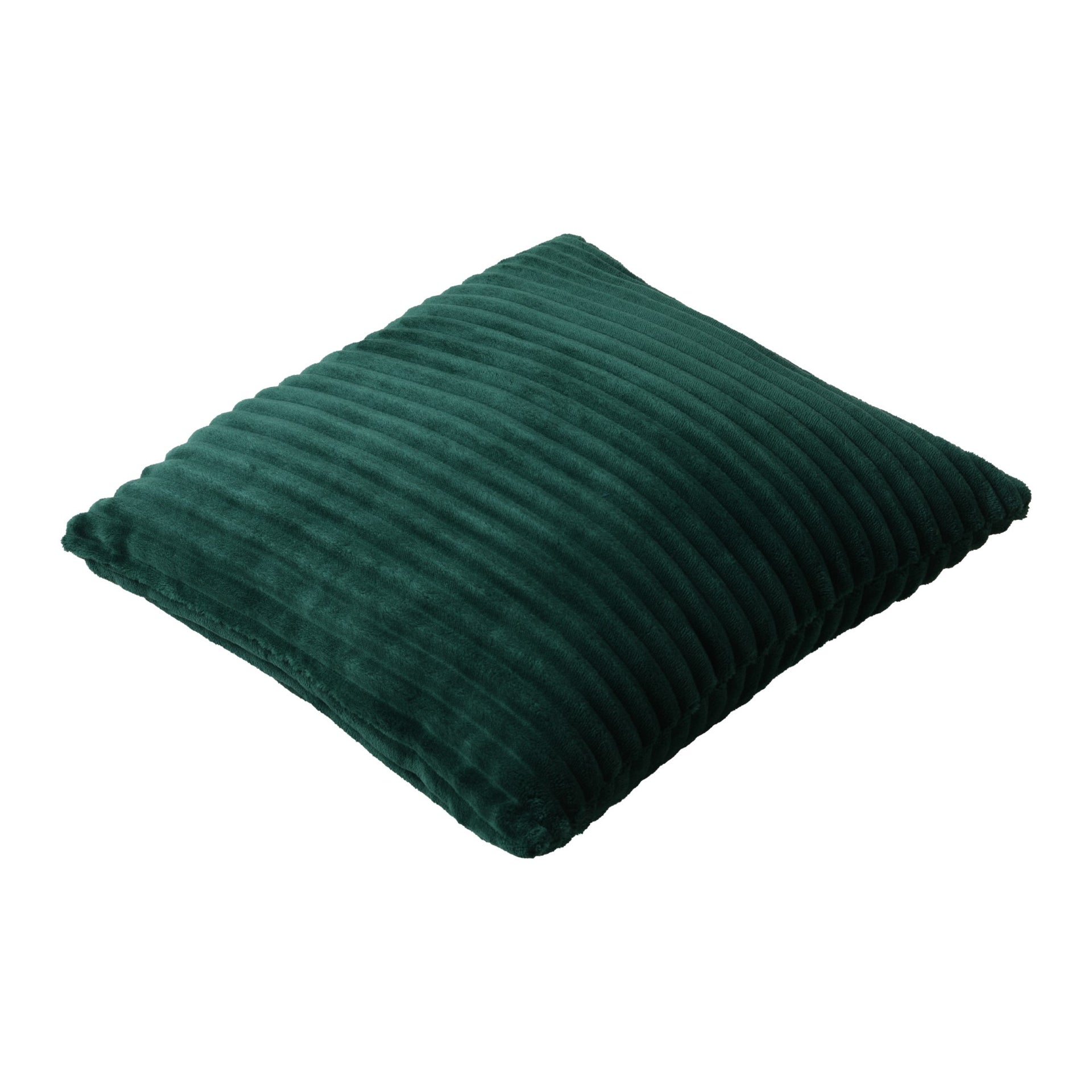 Dreamaker Embossed Fleece Cushion Emerald 45X45Cm