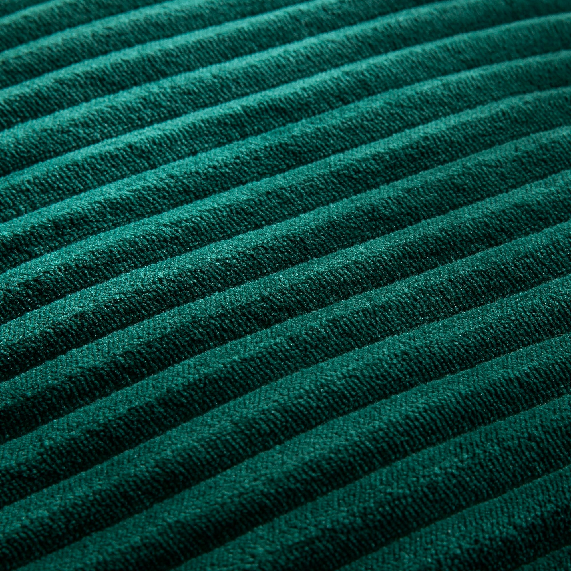 Dreamaker Embossed Fleece Cushion Emerald 45X45Cm