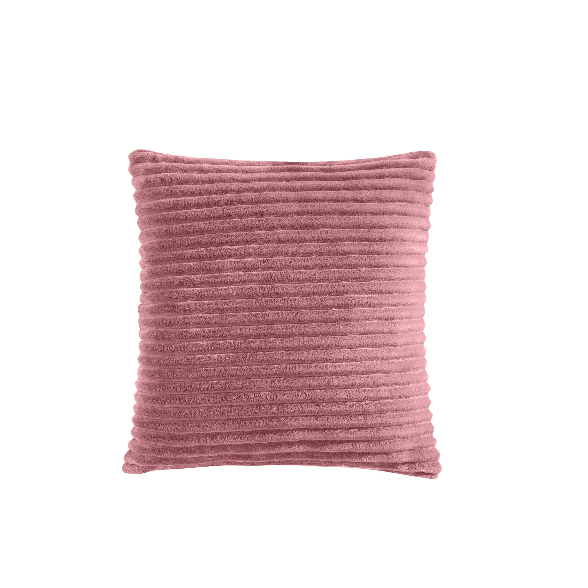 Dreamaker Embossed Fleece Cushion Blush 45X45Cm