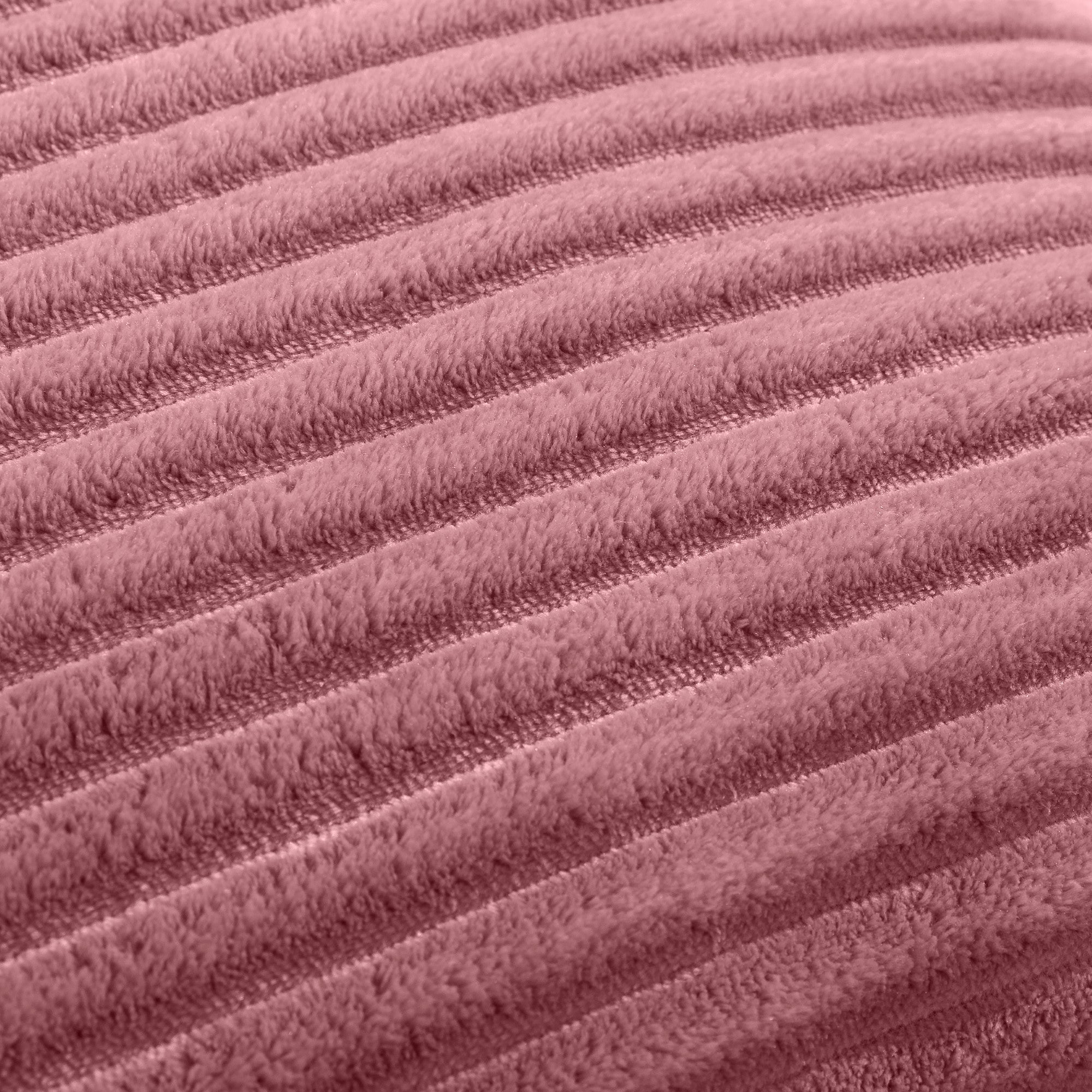 Dreamaker Embossed Fleece Cushion Blush 45X45Cm