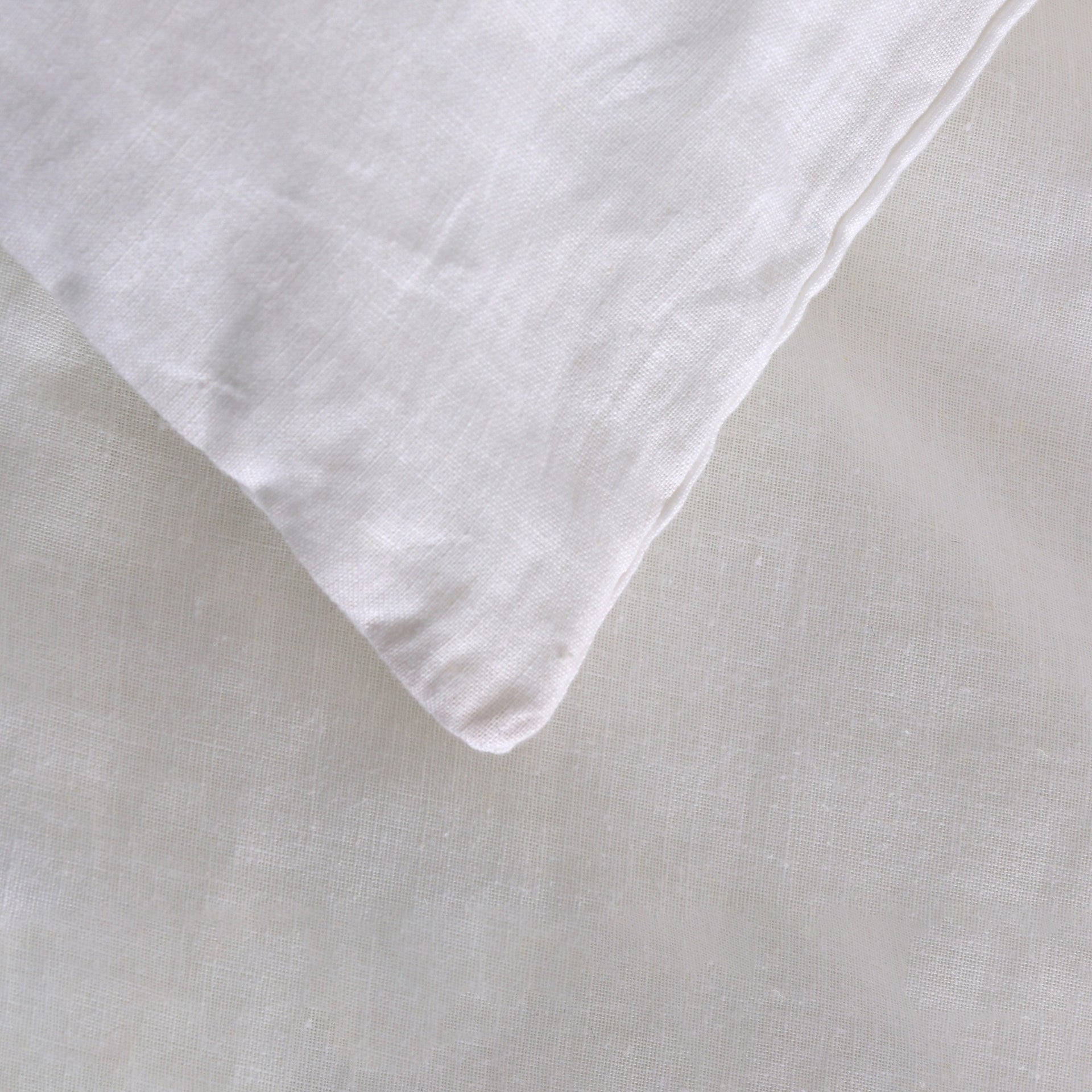 Dreamaker Linen Cotton Quilt Cover Set White