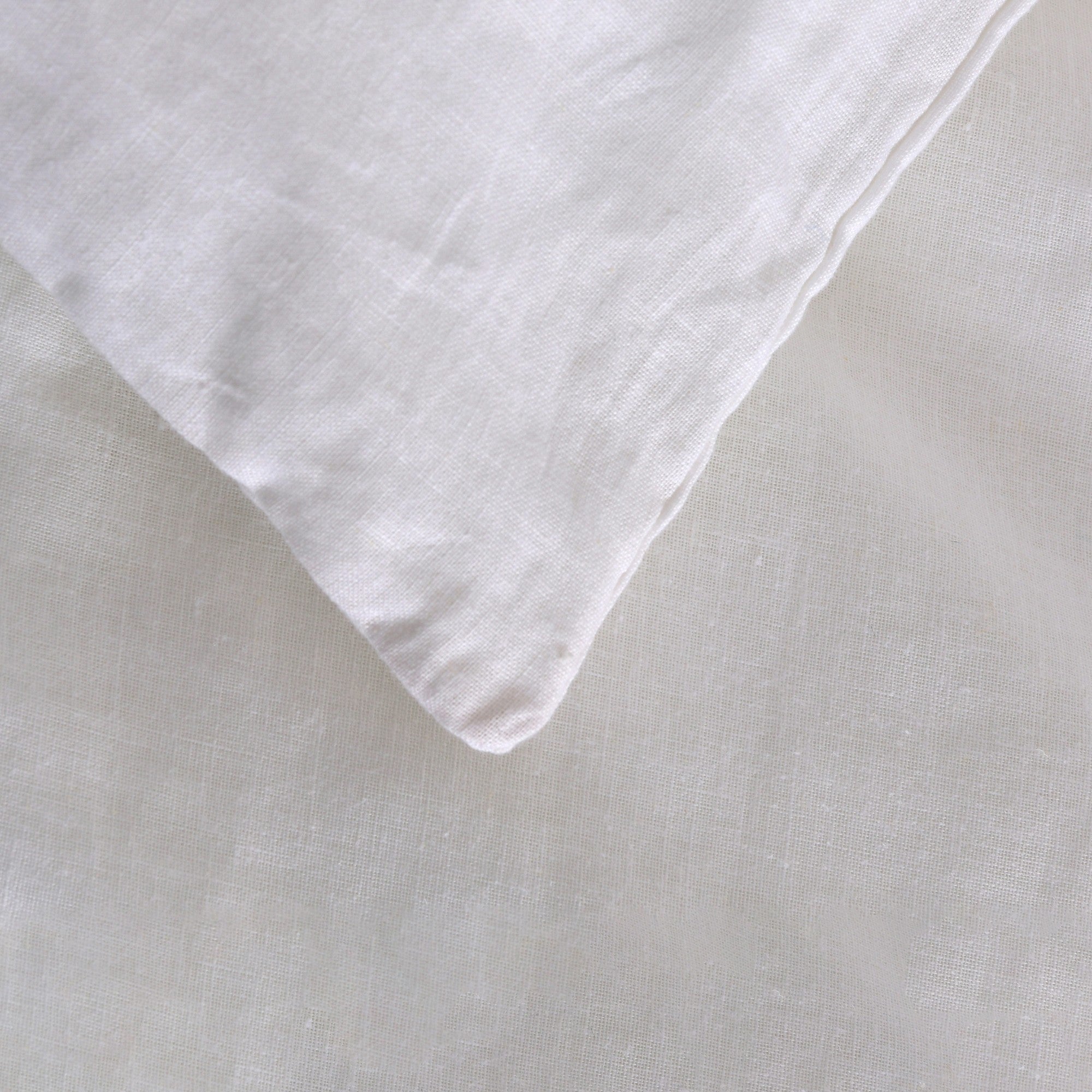 Dreamaker Linen Cotton Quilt Cover Set White