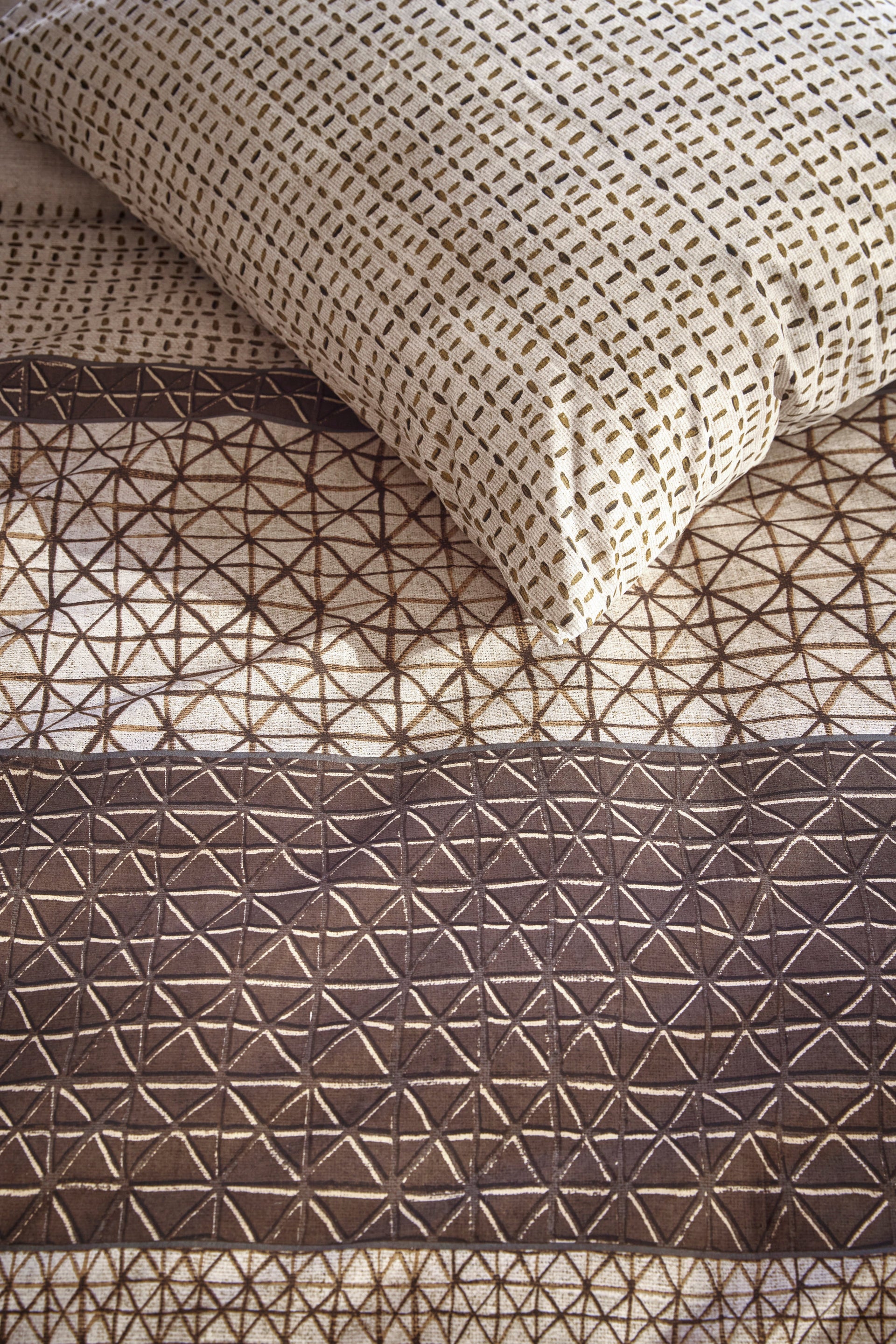 Bedding House Mathis Natural Quilt Cover Set Bedding House