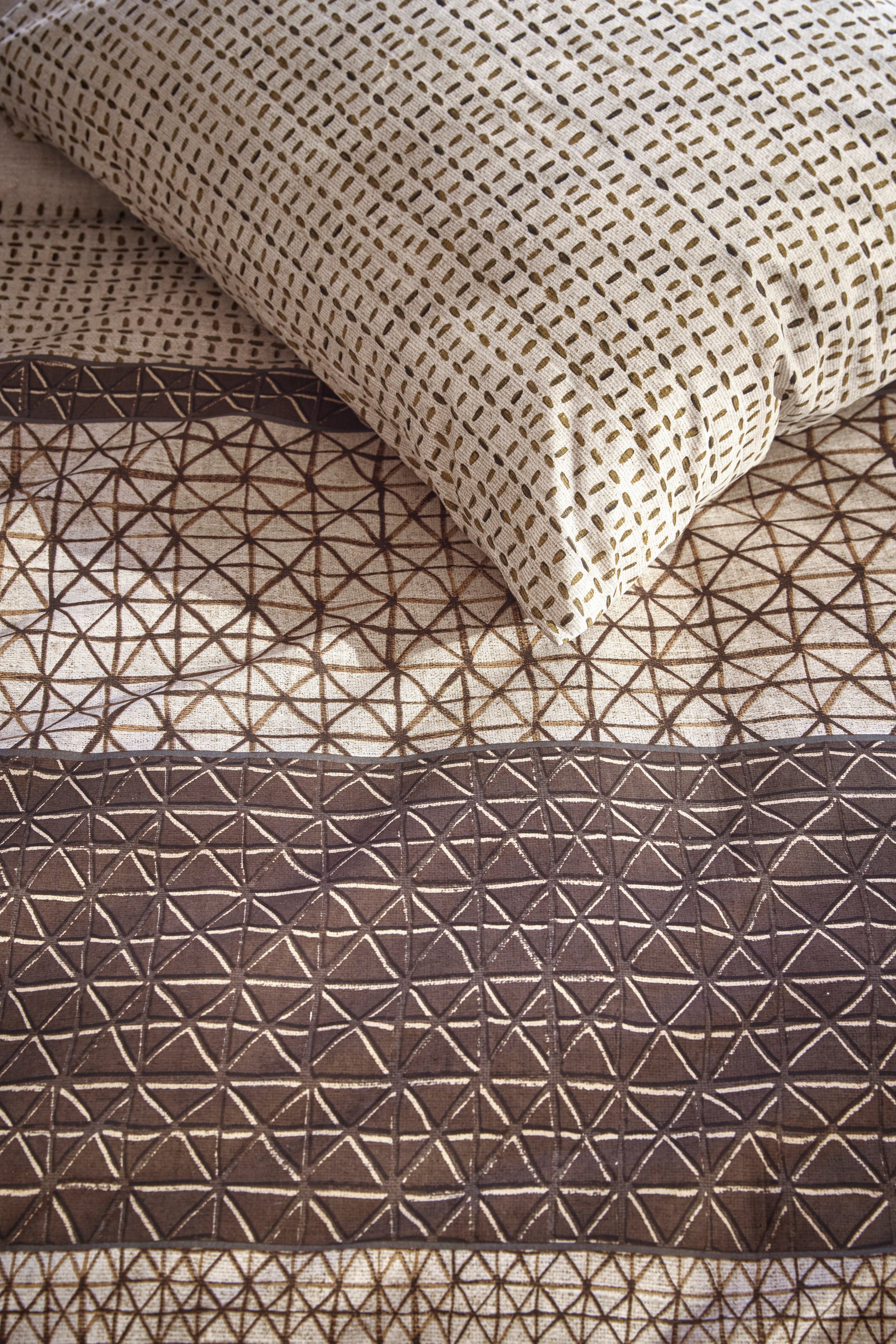 Bedding House Mathis Natural Quilt Cover Set Bedding House