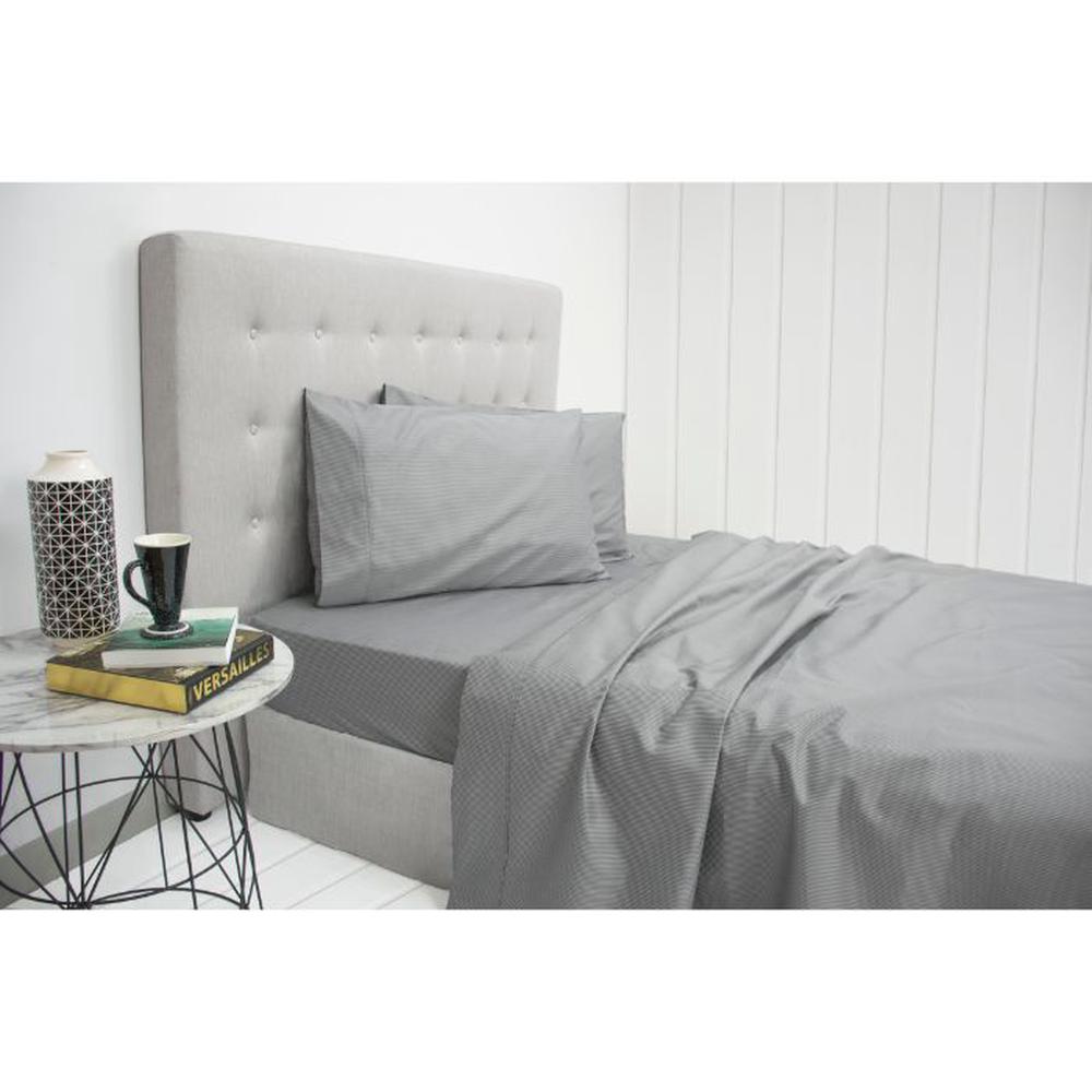 ARDOR "Ada 1000TC Cotton Rich Printed" SHEET SET - GREY Ardor Bedding