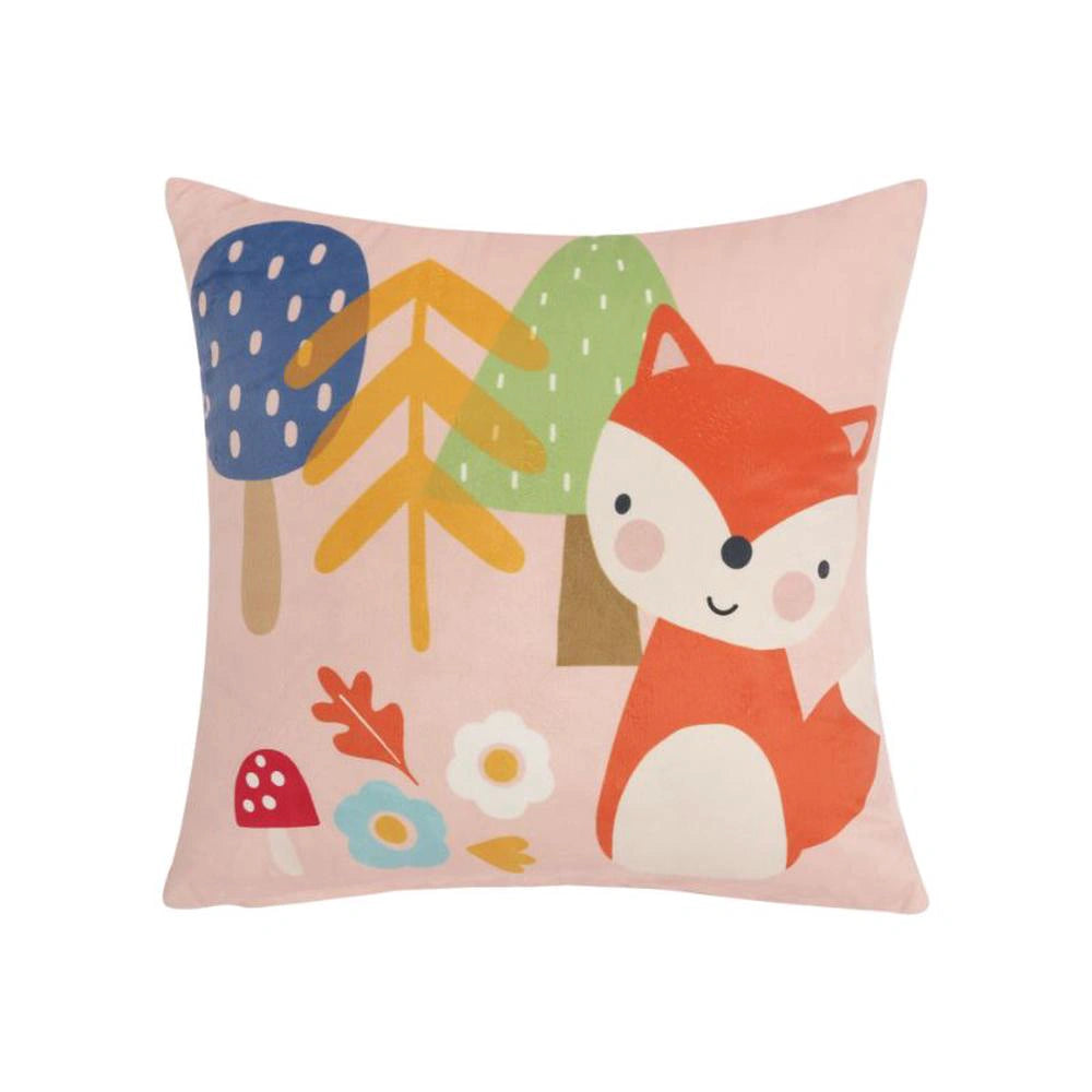 Happy Kids Rainbow Forest Filled Cushion - 40x40cm