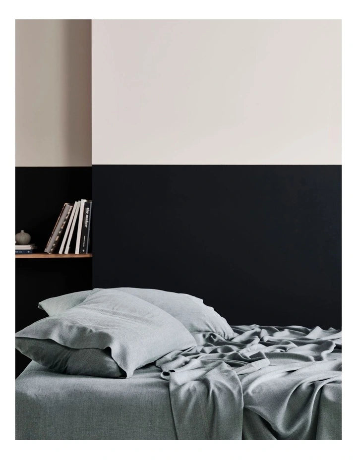 LINEN HOUSE REJEANERATION RIALTA SHEET SET PINE Linen House