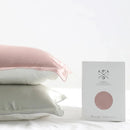 Anyhouz Pillowcase 50x90cm Light Gray Pure Real Silk For Comfortable And Relaxing Home Bed - King Size