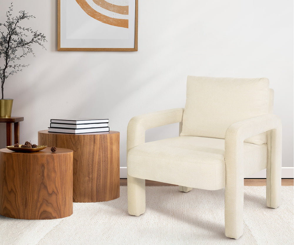 Oikiture  Armchair Velvet Chairs 1 Seater Lounge Sofa Chair