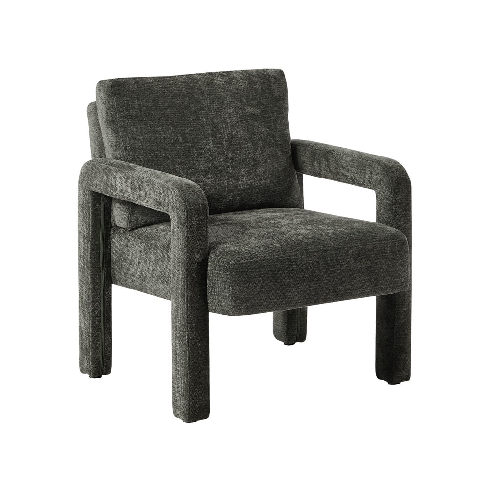 Oikiture Armchair Velvet Chairs 1 Seater Lounge Sofa Chair Oikiture