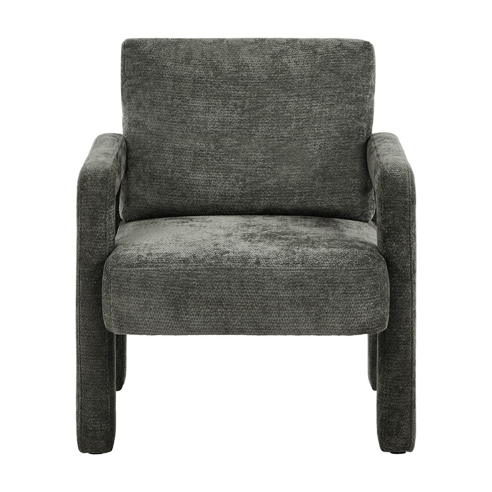 Oikiture Armchair Velvet Chairs 1 Seater Lounge Sofa Chair Oikiture