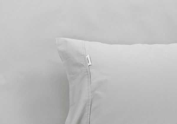 ALGODON "300TC Cotton" FITTED SHEET Combo Set - SILVER Algodon