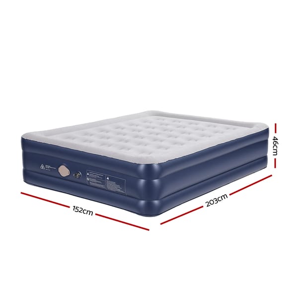 Weisshorn Air Mattress Queen Inflatable Bed 46Cm Air Bed Cube