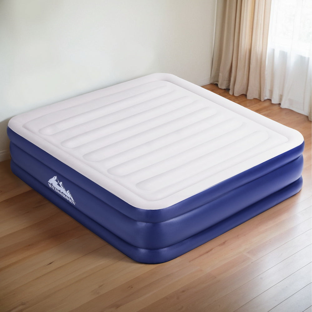 Weisshorn Air Mattress King Inflatable Bed Air bed 51cm Big Bedding Australia