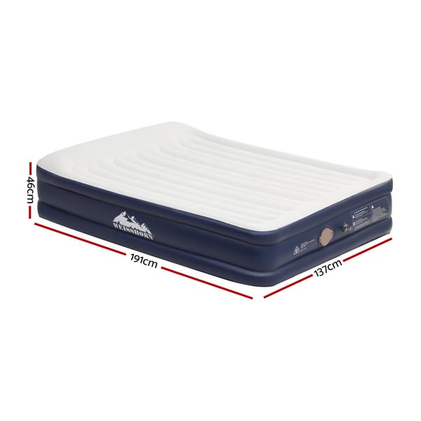 Weisshorn Air Mattress Double Inflatable Bed 46Cm Air Bed