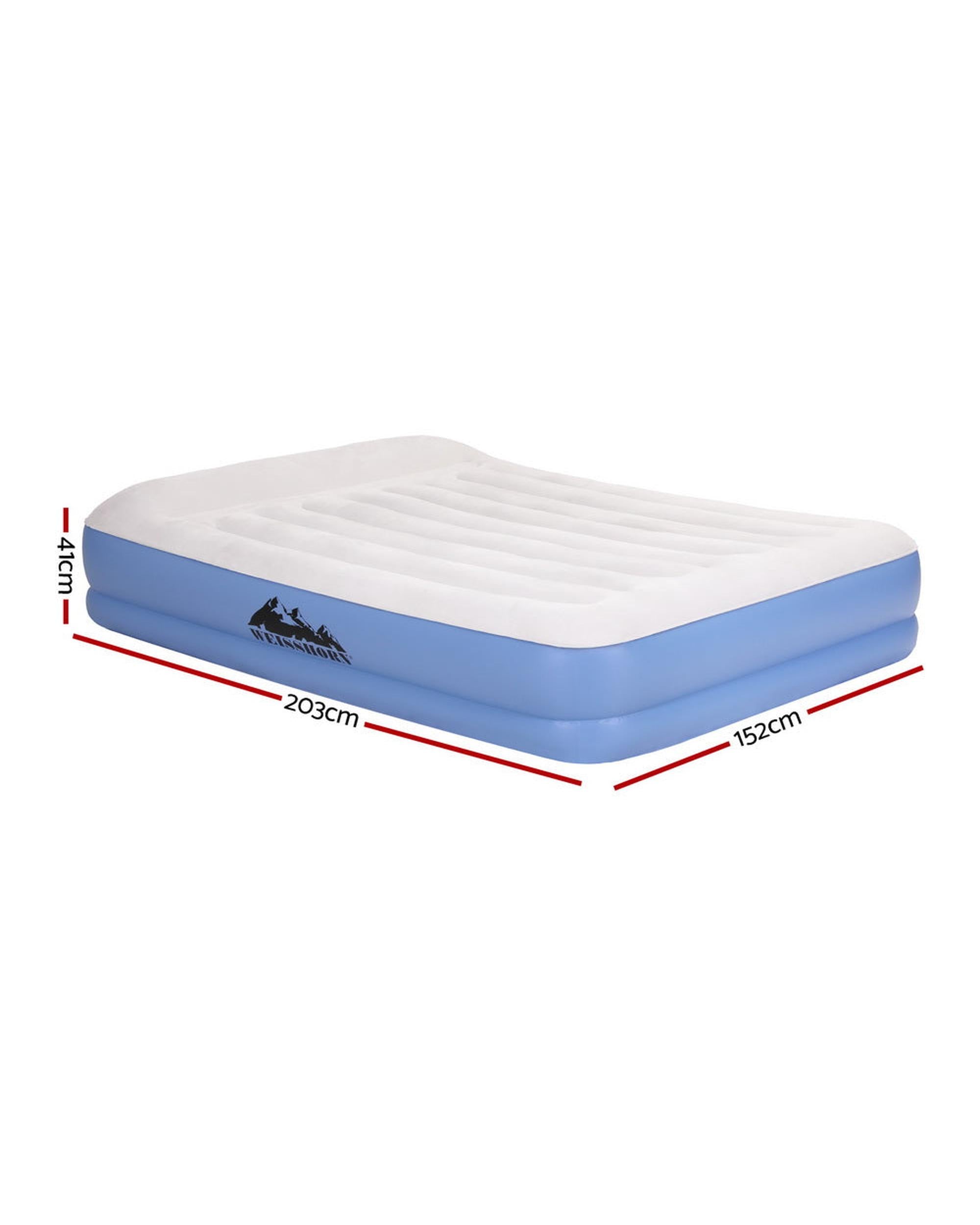 Weisshorn Air Mattress Queen Inflatable Bed 41cm Air bed Big Bedding Australia