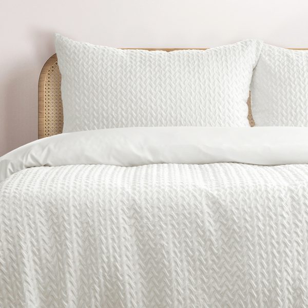 ARDOR BOUDOIR "Bondi" EMBOSSED QUILT COVER SET Ardor Bedding