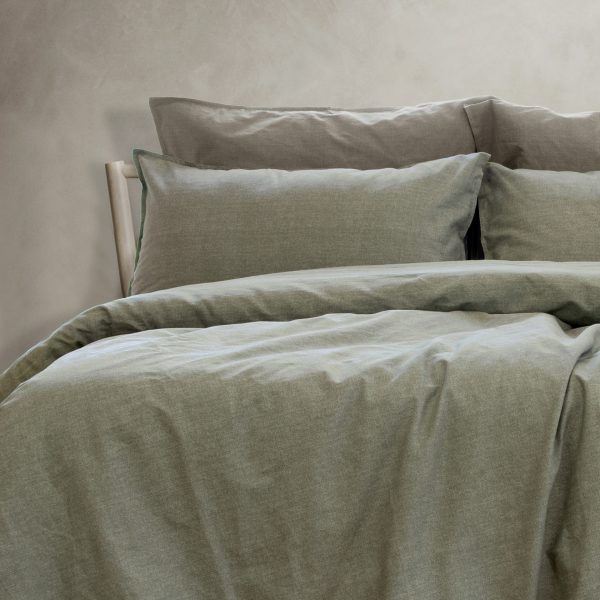 ARDOR BOUDOIR "Embre" Linen Look Washed Cotton QUILT COVER SET Ardor Bedding