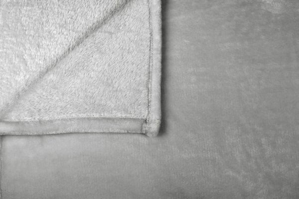 ARDOR BOUDOIR "Lucia" LUXURY PLUSH VELVET BLANKET - SILVER Ardor Bedding