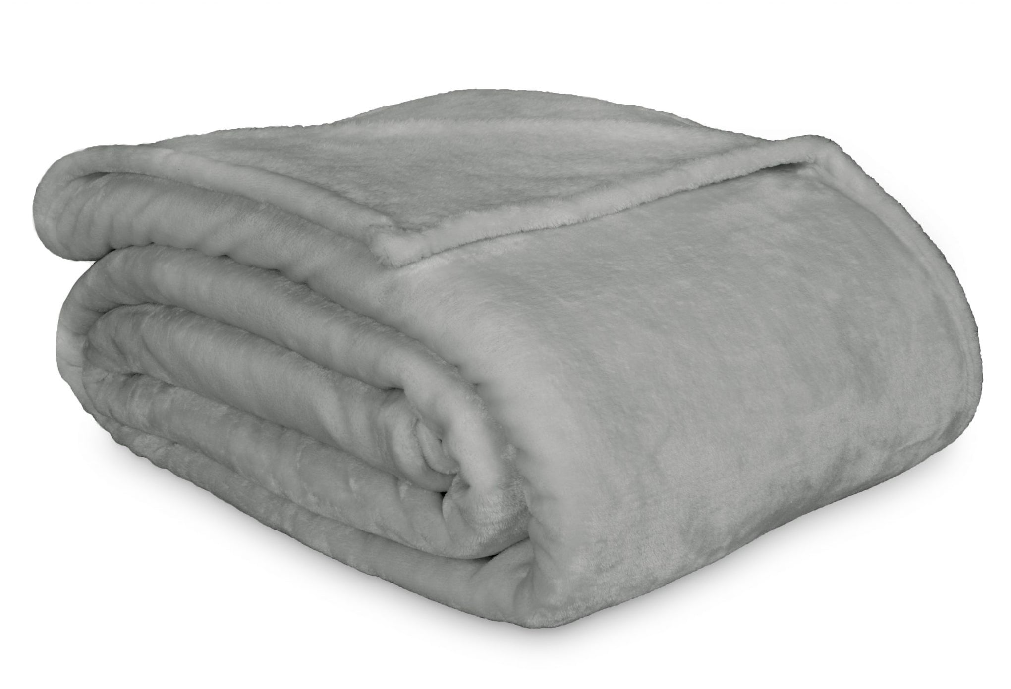 ARDOR BOUDOIR "Lucia" LUXURY PLUSH VELVET BLANKET - SILVER Ardor Bedding