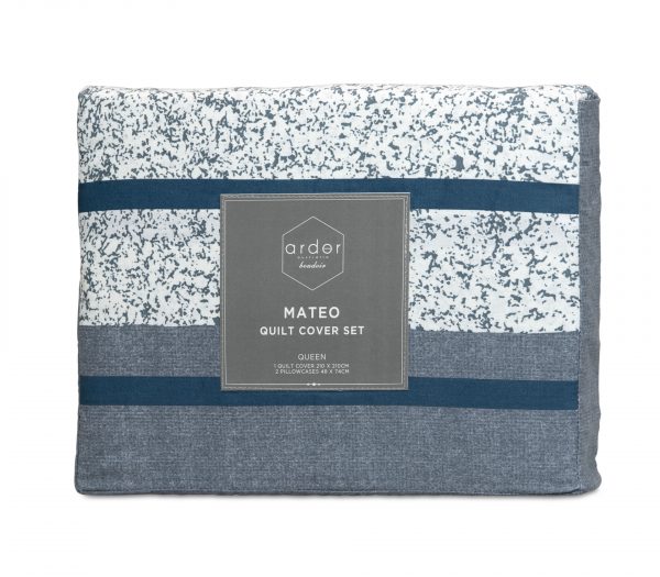 ARDOR BOUDOIR "Mateo" QUILT COVER SET Ardor Bedding