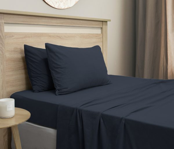 ARDOR BOUDIOR "Micro Flannel" SHEET SET - CHARCOAL Ardor Bedding
